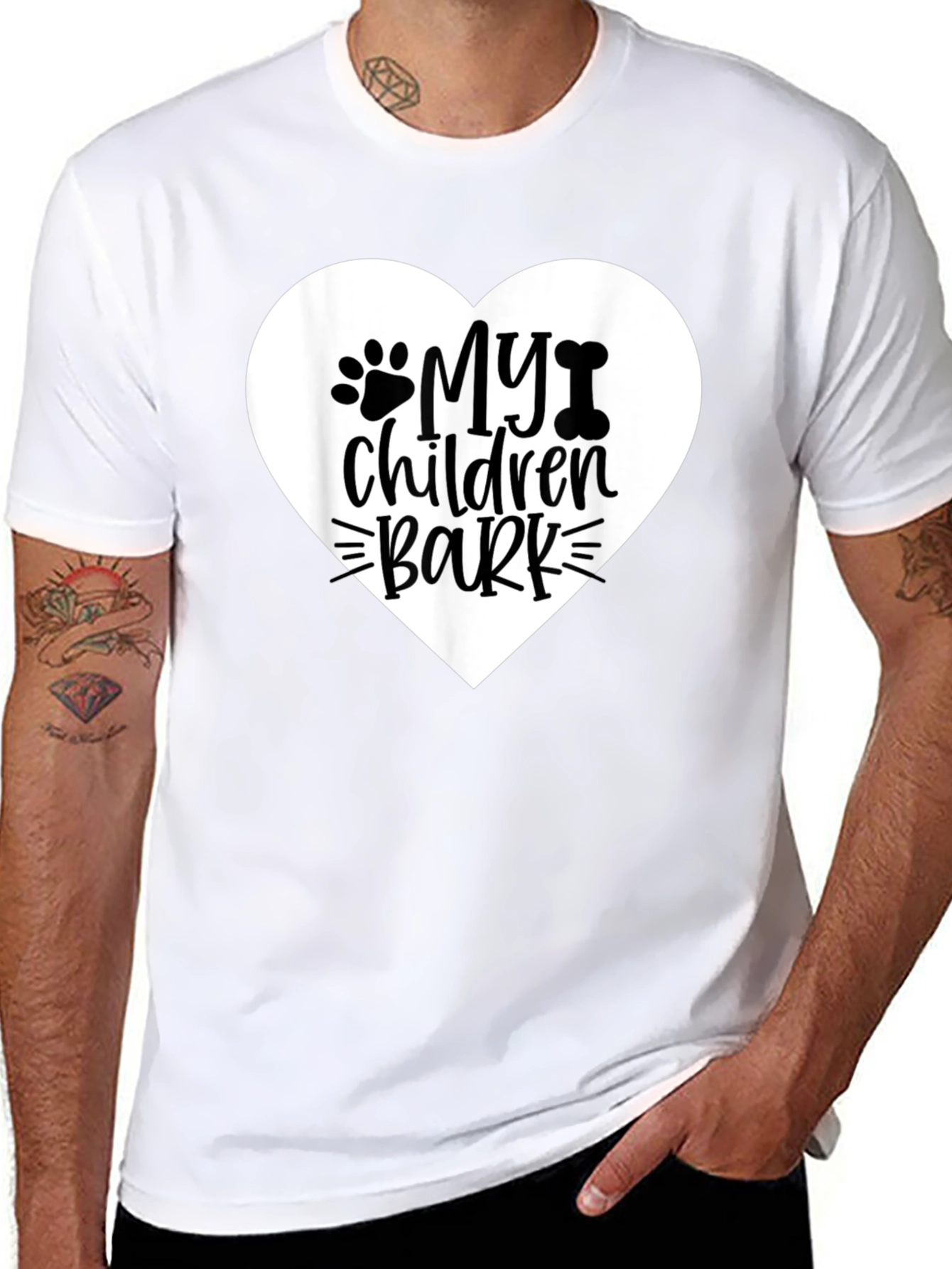 My Children Bark T-Shirt Dog Lover Tee