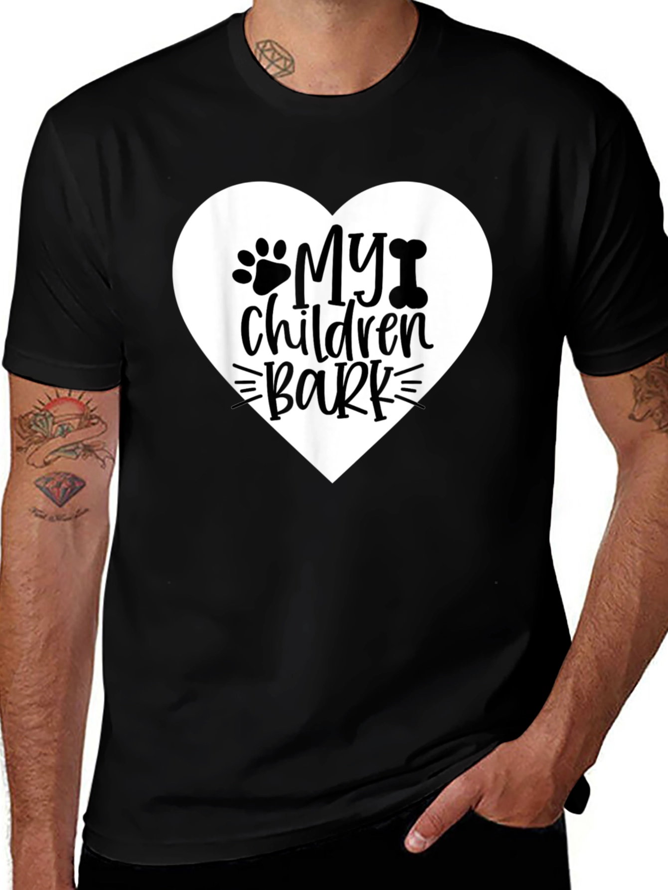 My Children Bark T-Shirt Dog Lover Tee