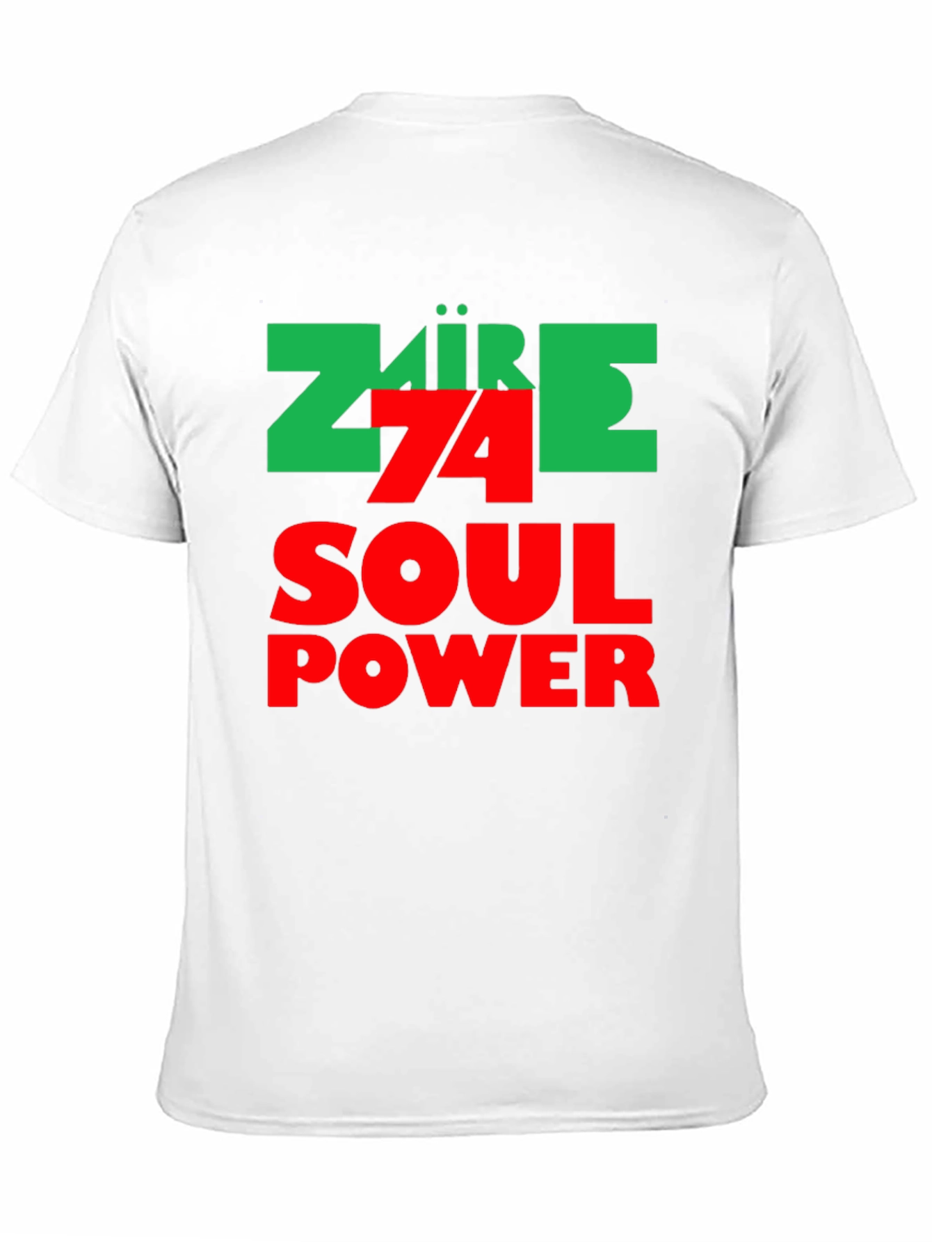 Zaire 74 Soul Power Black Graphic Tee