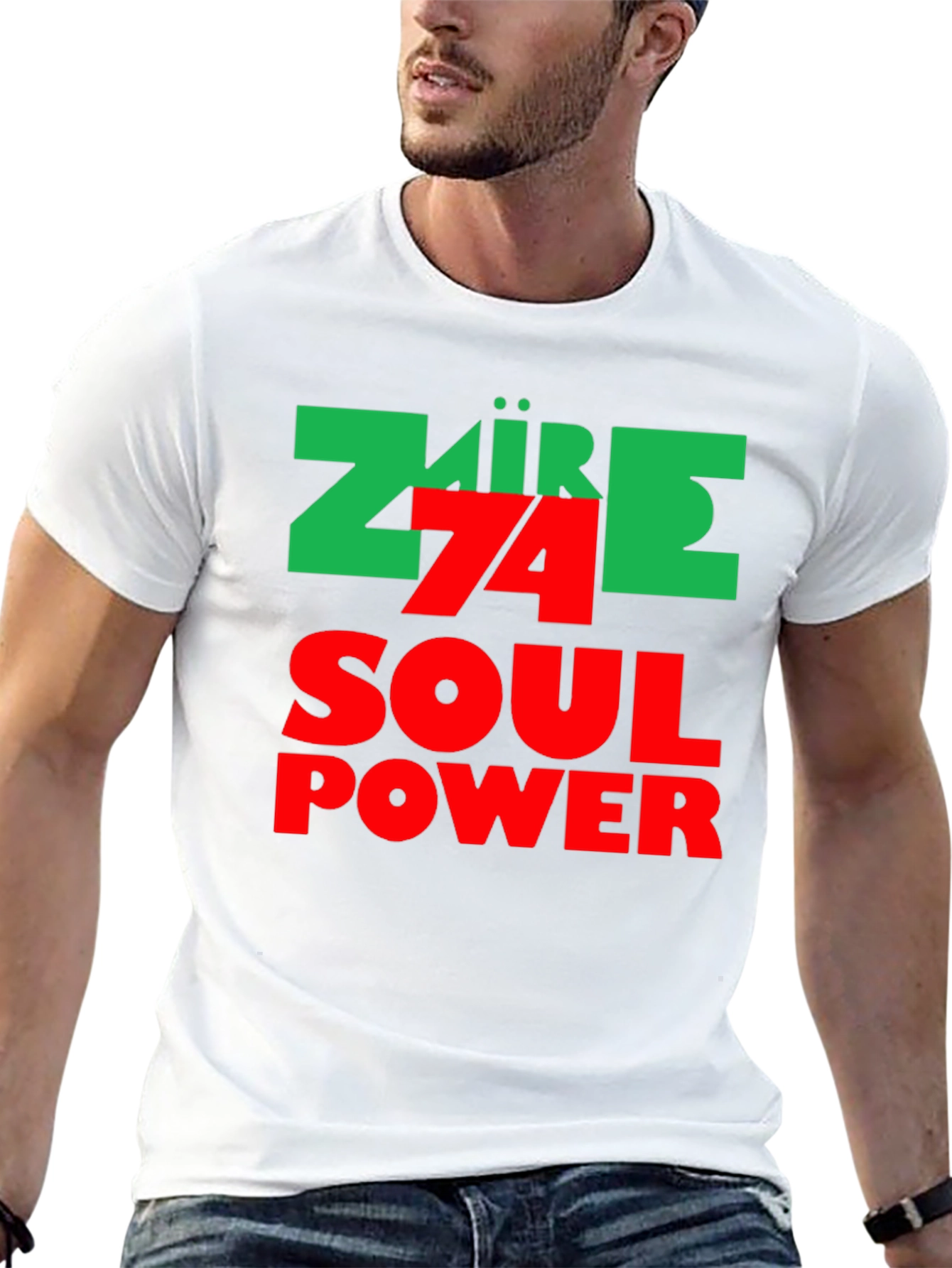 Zaire 74 Soul Power Black Graphic Tee