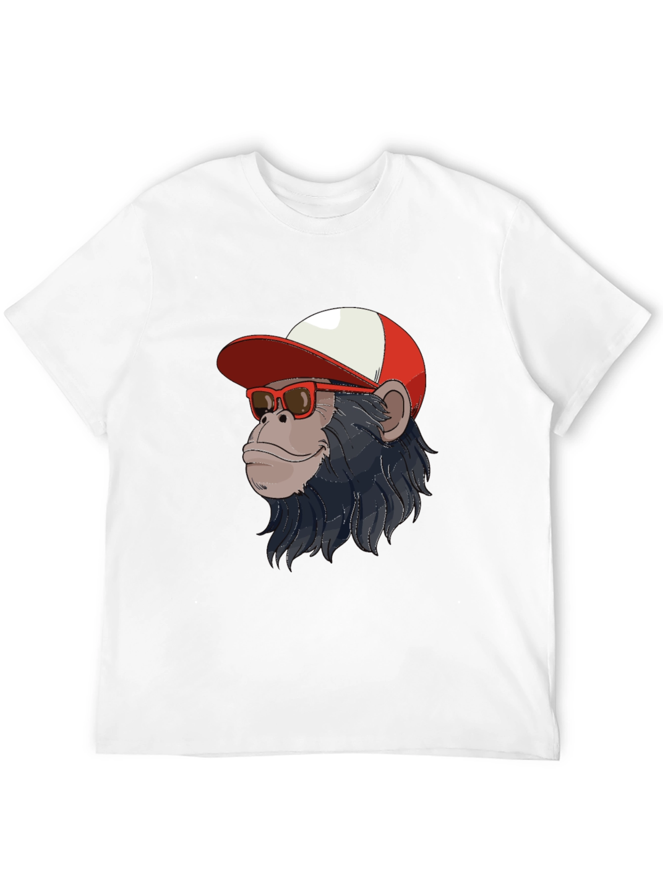 Monkey Face Graphic Tee - Stylish Casual Wear