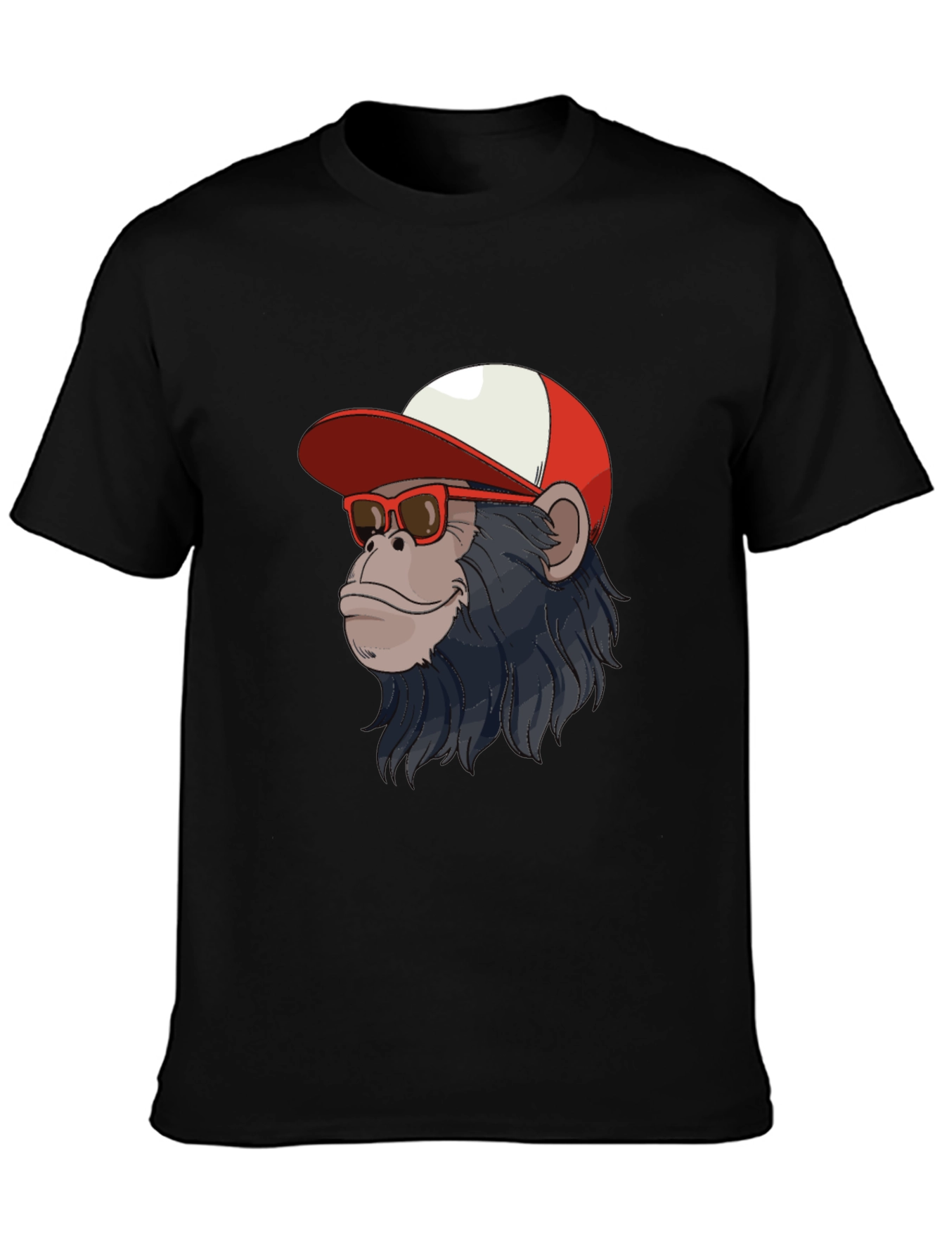 Monkey Face Graphic Tee - Stylish Casual Wear