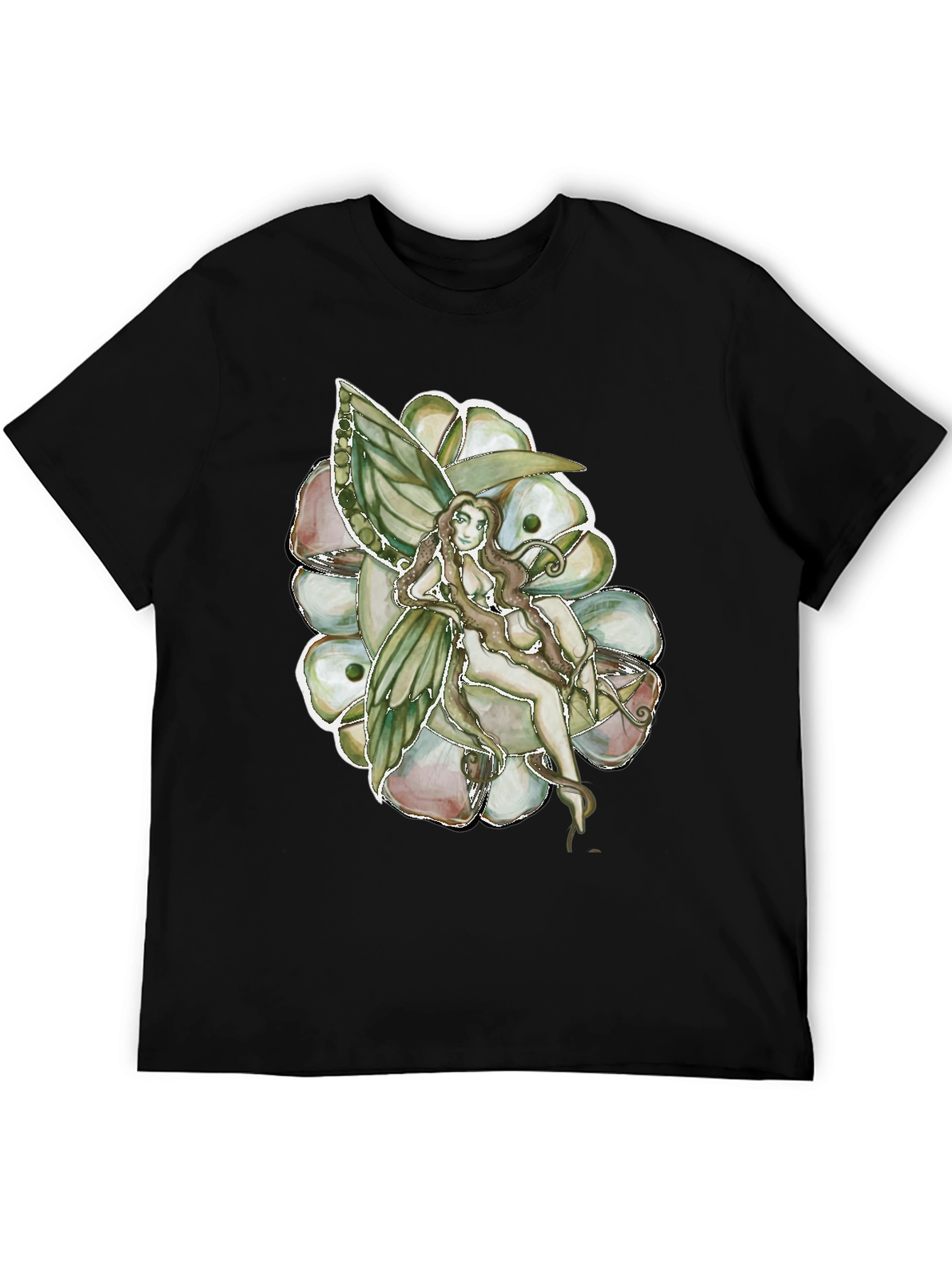 Fairy Flower Graphic Tee - Stylish Comfort