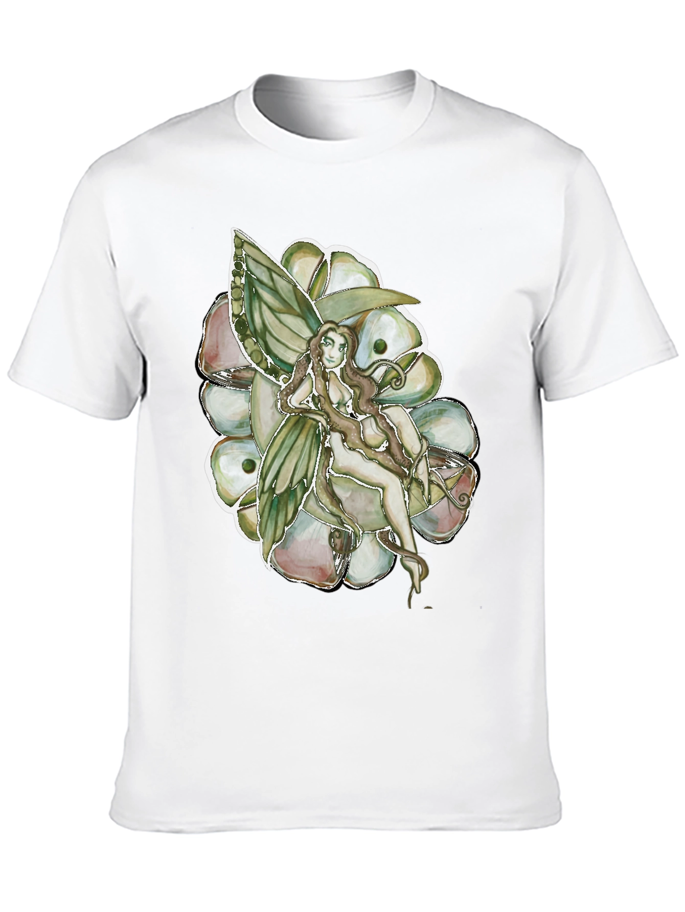 Fairy Flower Graphic Tee - Stylish Comfort