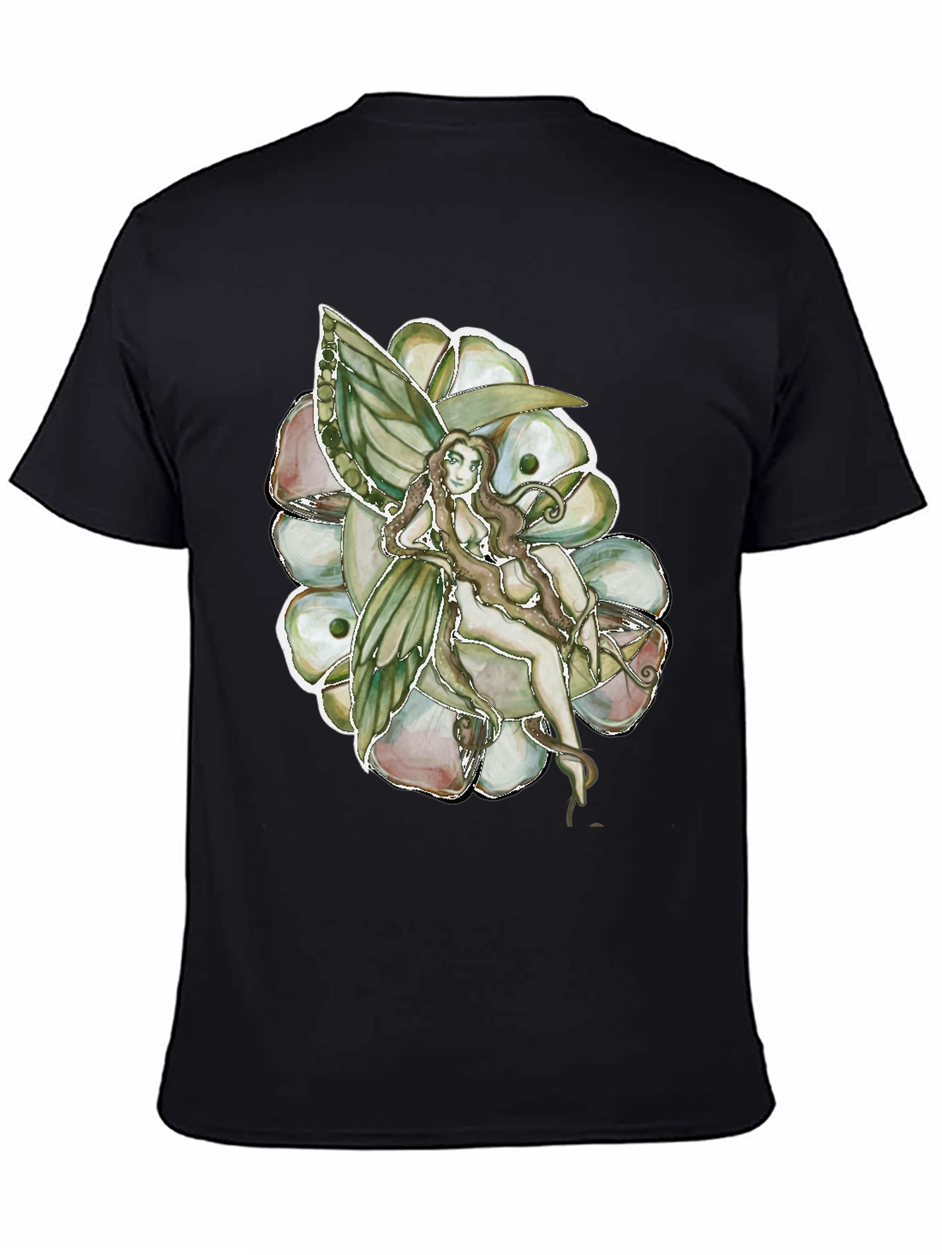 Fairy Flower Graphic Tee - Stylish Comfort