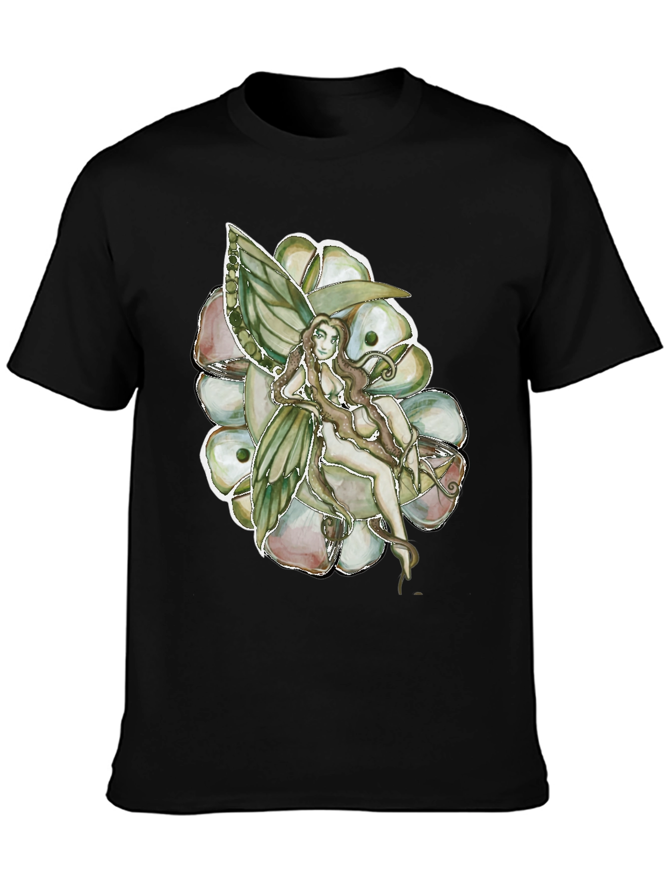 Fairy Flower Graphic Tee - Stylish Comfort