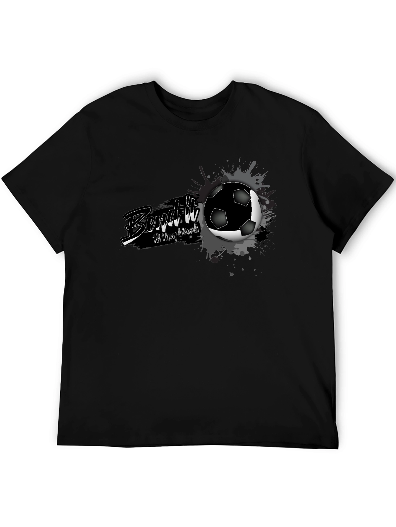 Bend it Like T-Shirt - Soccer Ball Graphic Tee