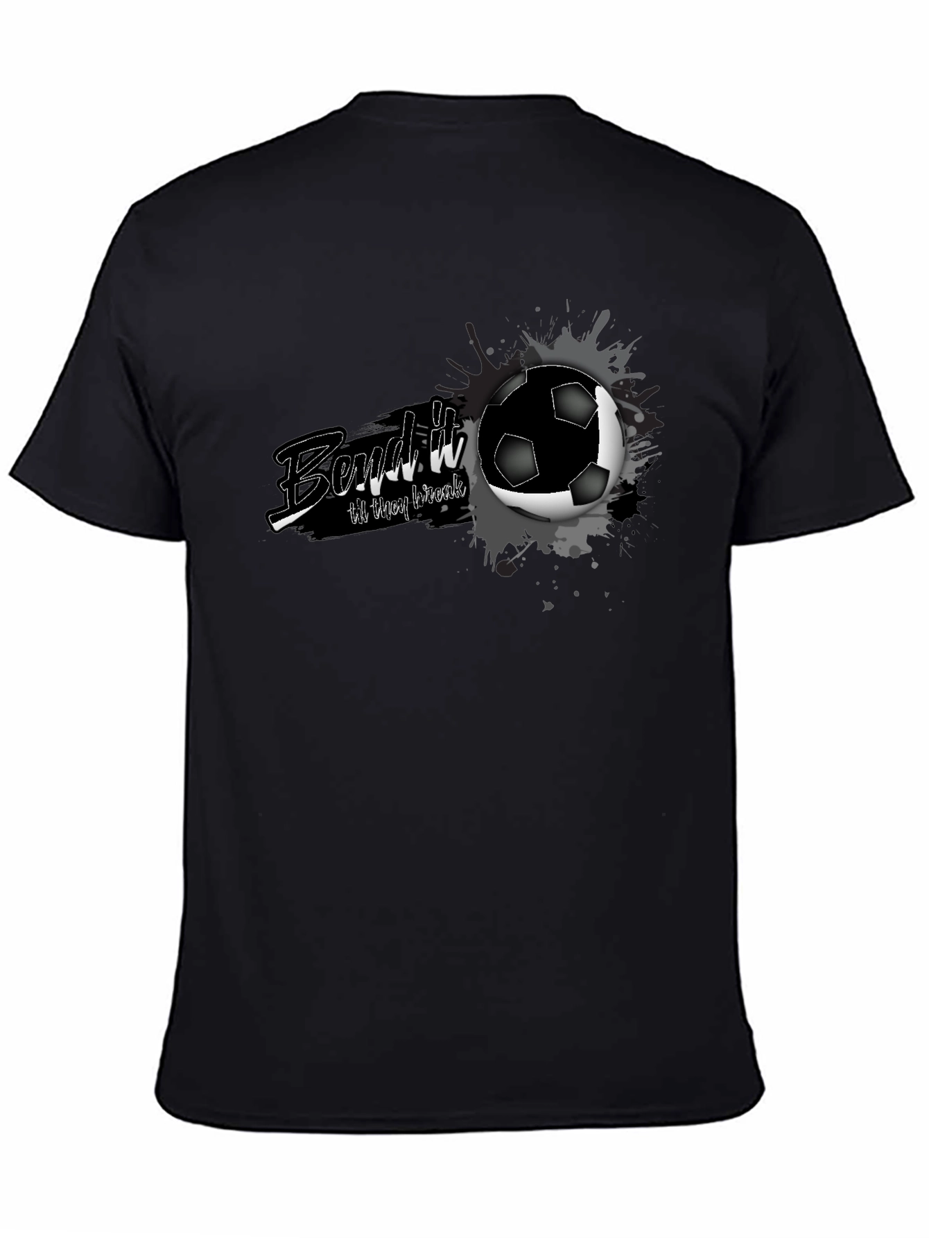 Bend it Like T-Shirt - Soccer Ball Graphic Tee