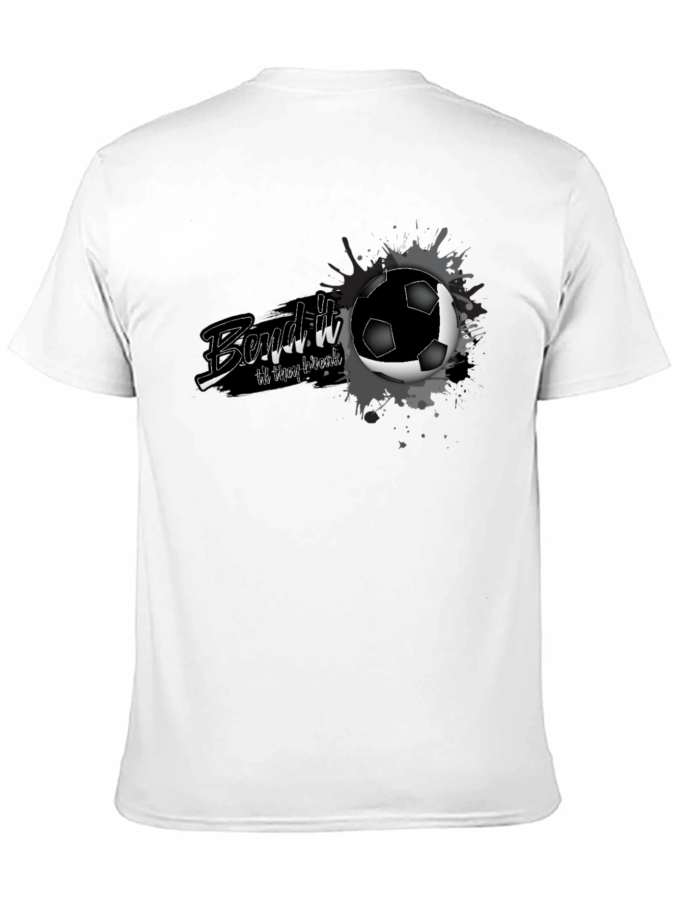 Bend it Like T-Shirt - Soccer Ball Graphic Tee