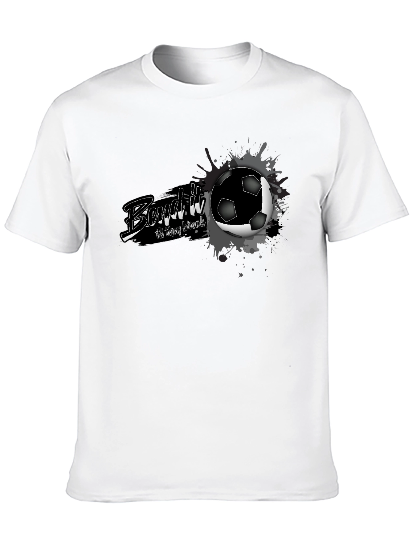 Bend it Like T-Shirt - Soccer Ball Graphic Tee