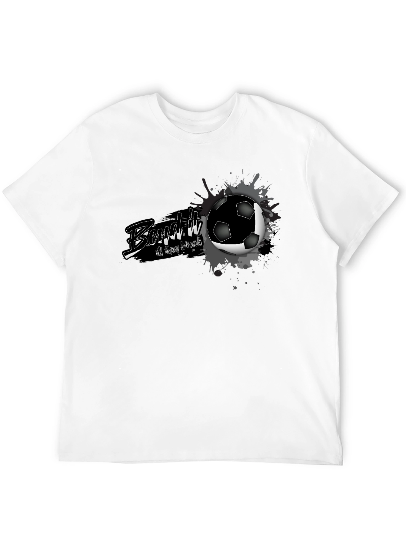 Bend it Like T-Shirt - Soccer Ball Graphic Tee