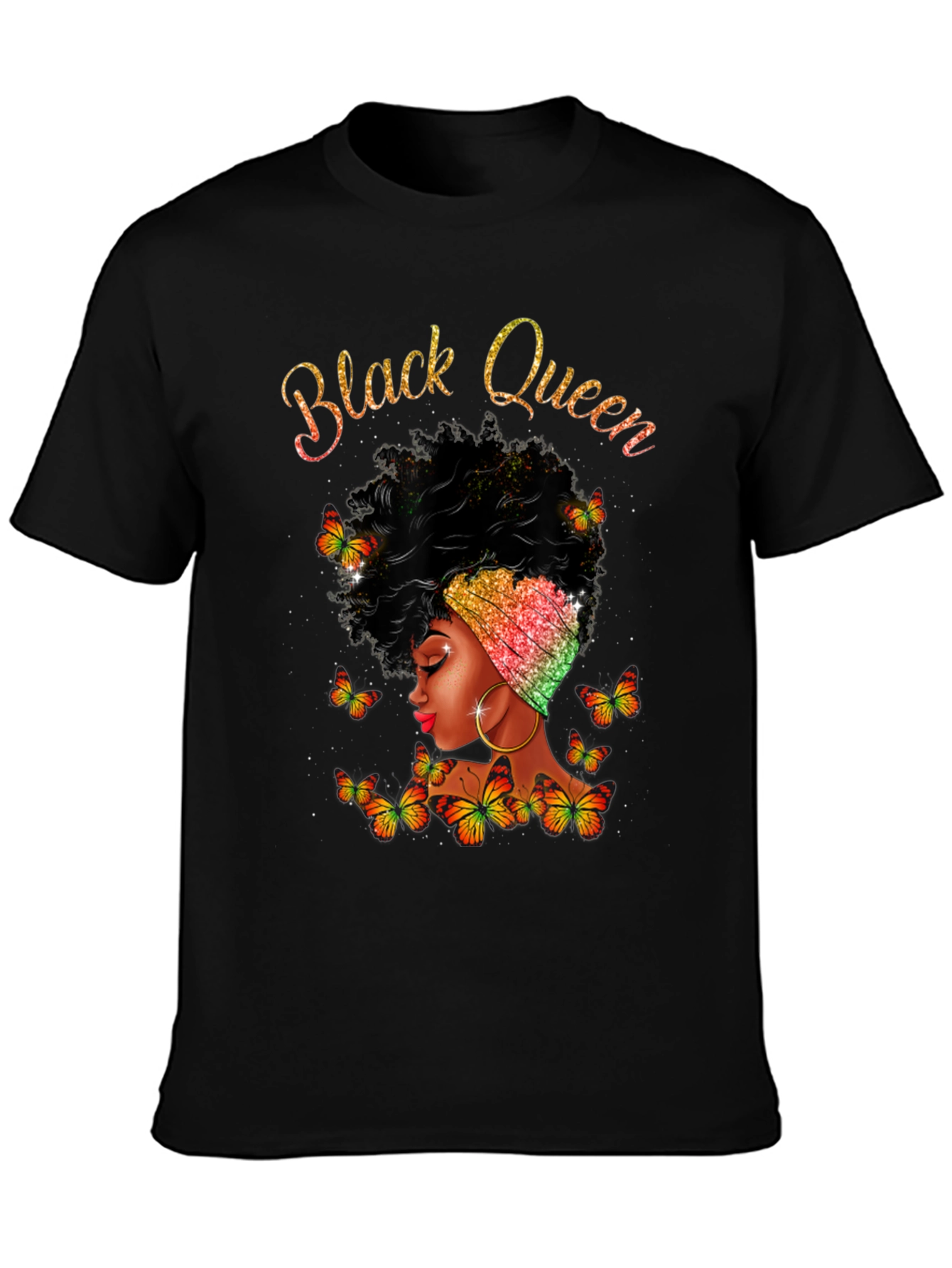 Black Queen Butterfly T-Shirt