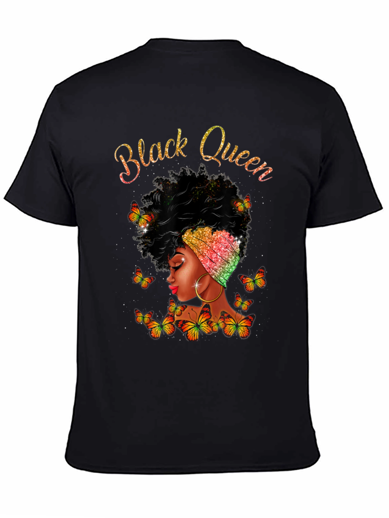 Black Queen Butterfly T-Shirt