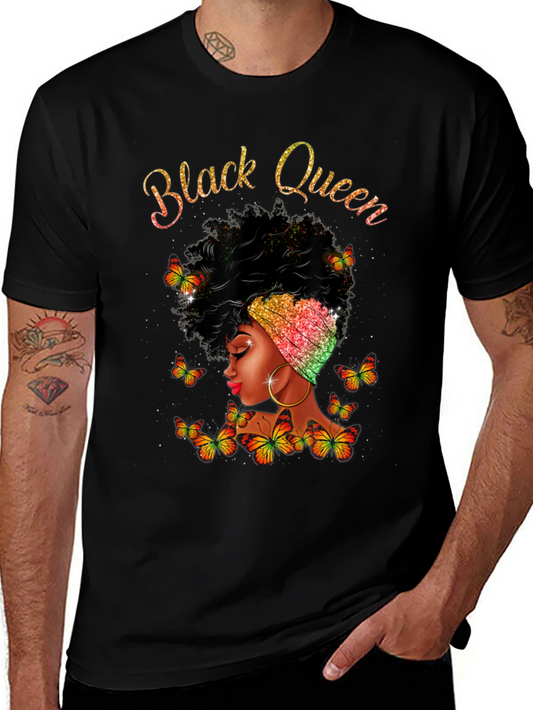 Black Queen Butterfly T-Shirt