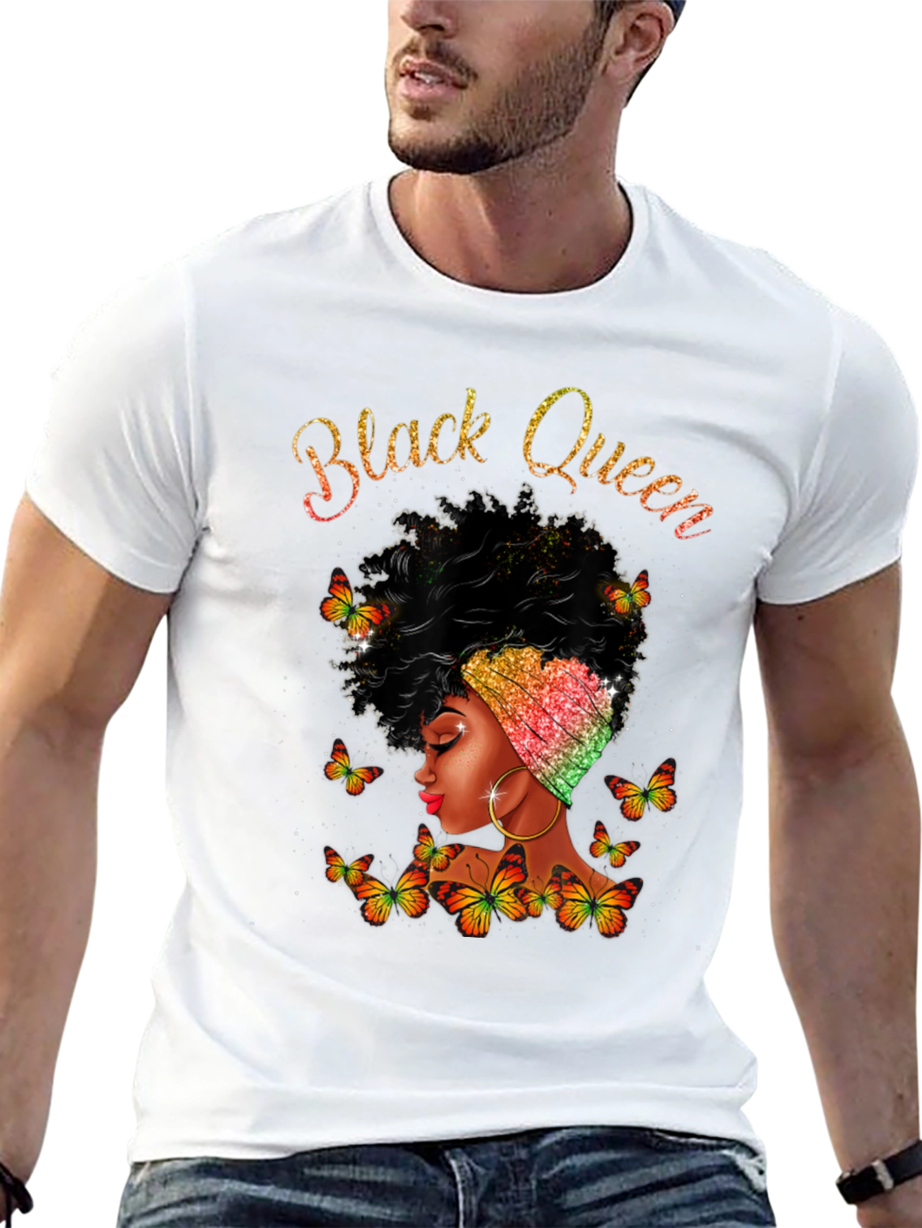 Black Queen Butterfly T-Shirt