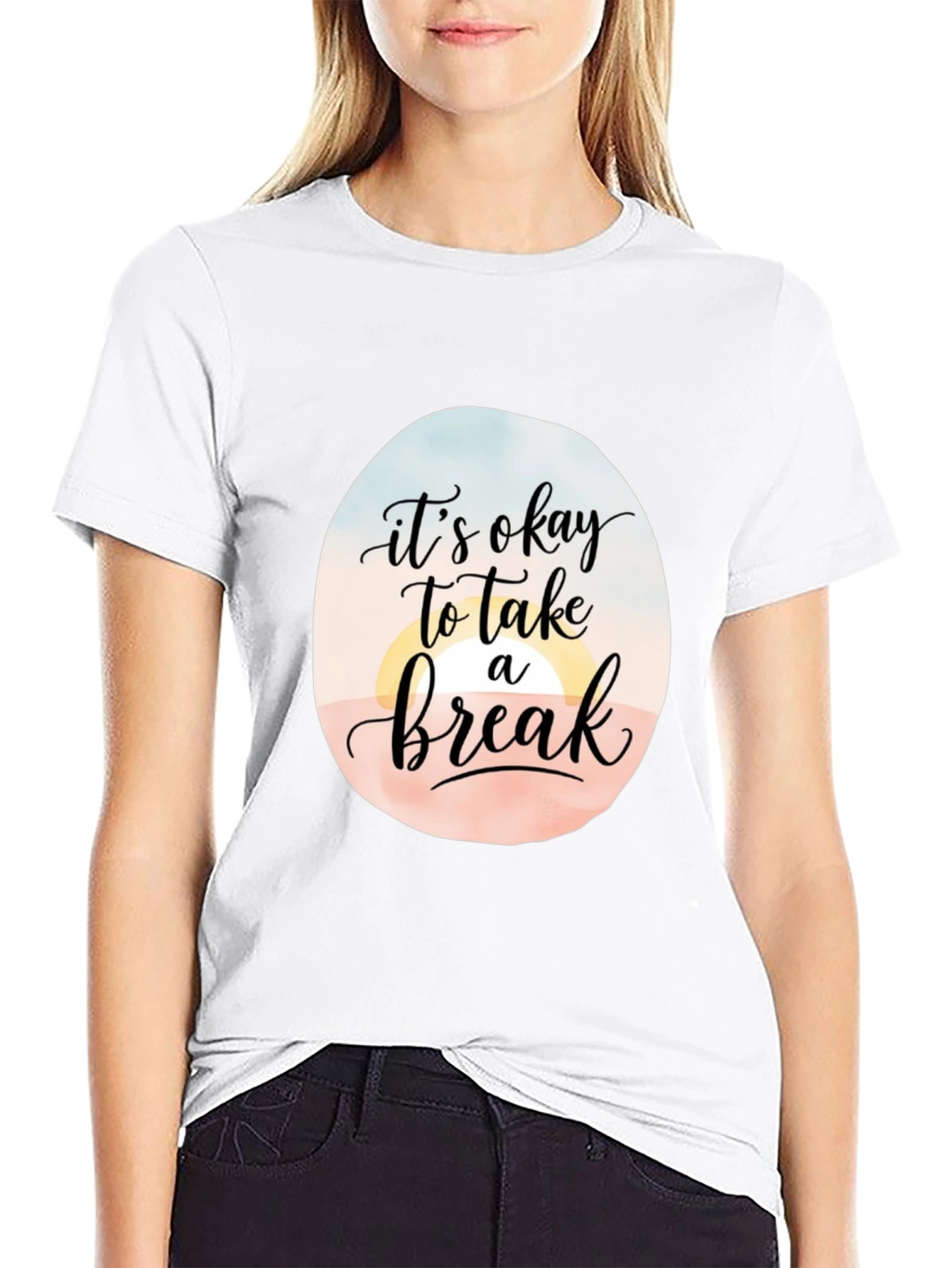 Relaxed Fit Its Okay to Take a Break T-Shirt