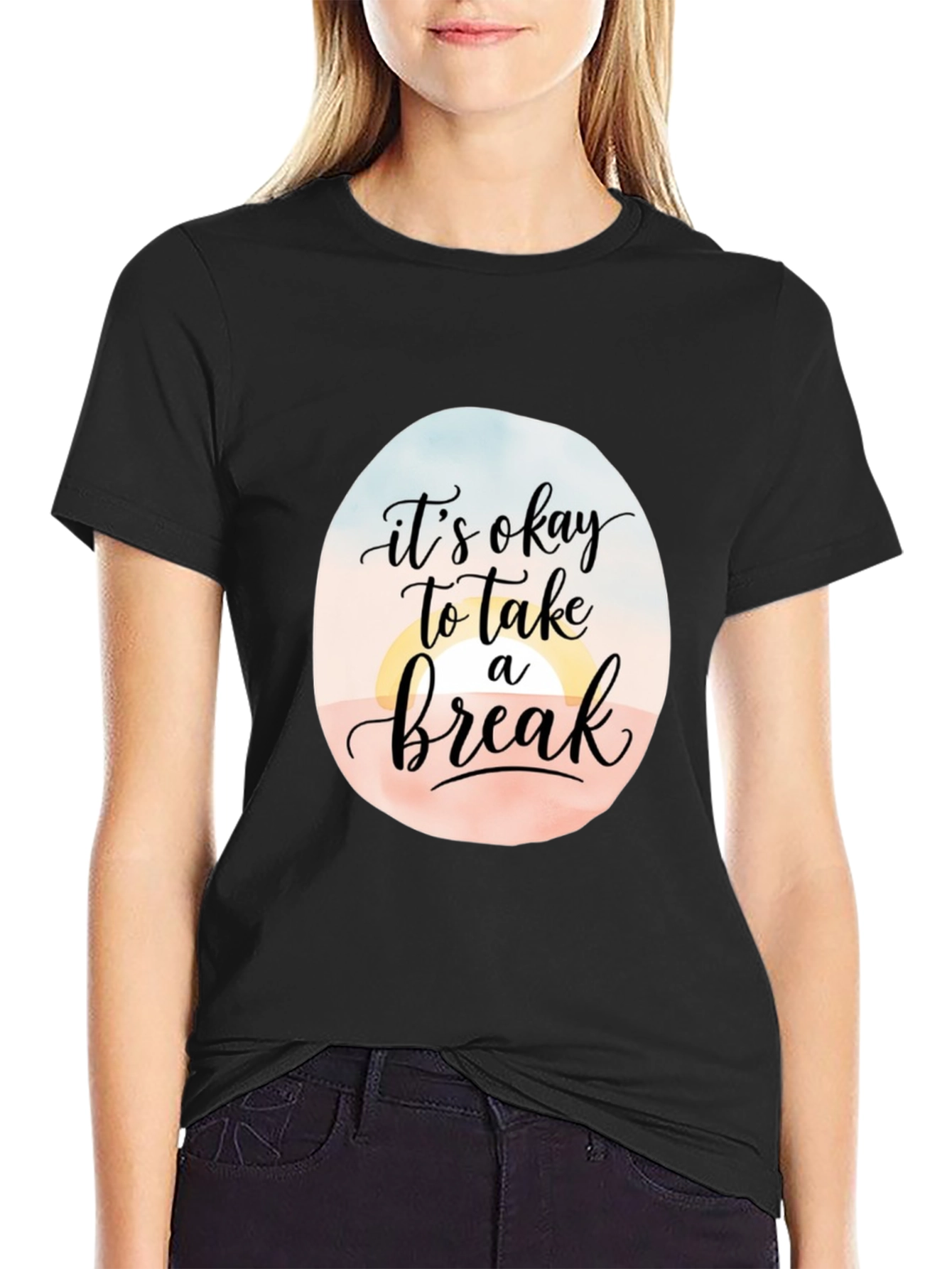 Relaxed Fit Its Okay to Take a Break T-Shirt