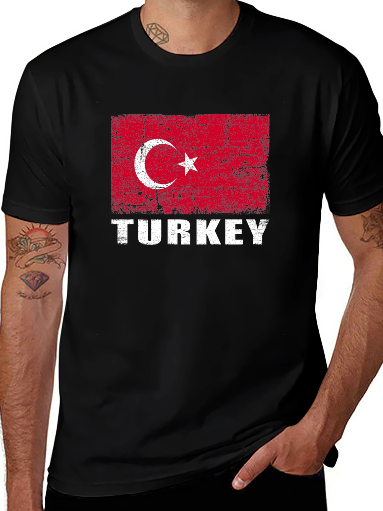 Turkey Flag T-Shirt - Distressed Turkish Pride Tee