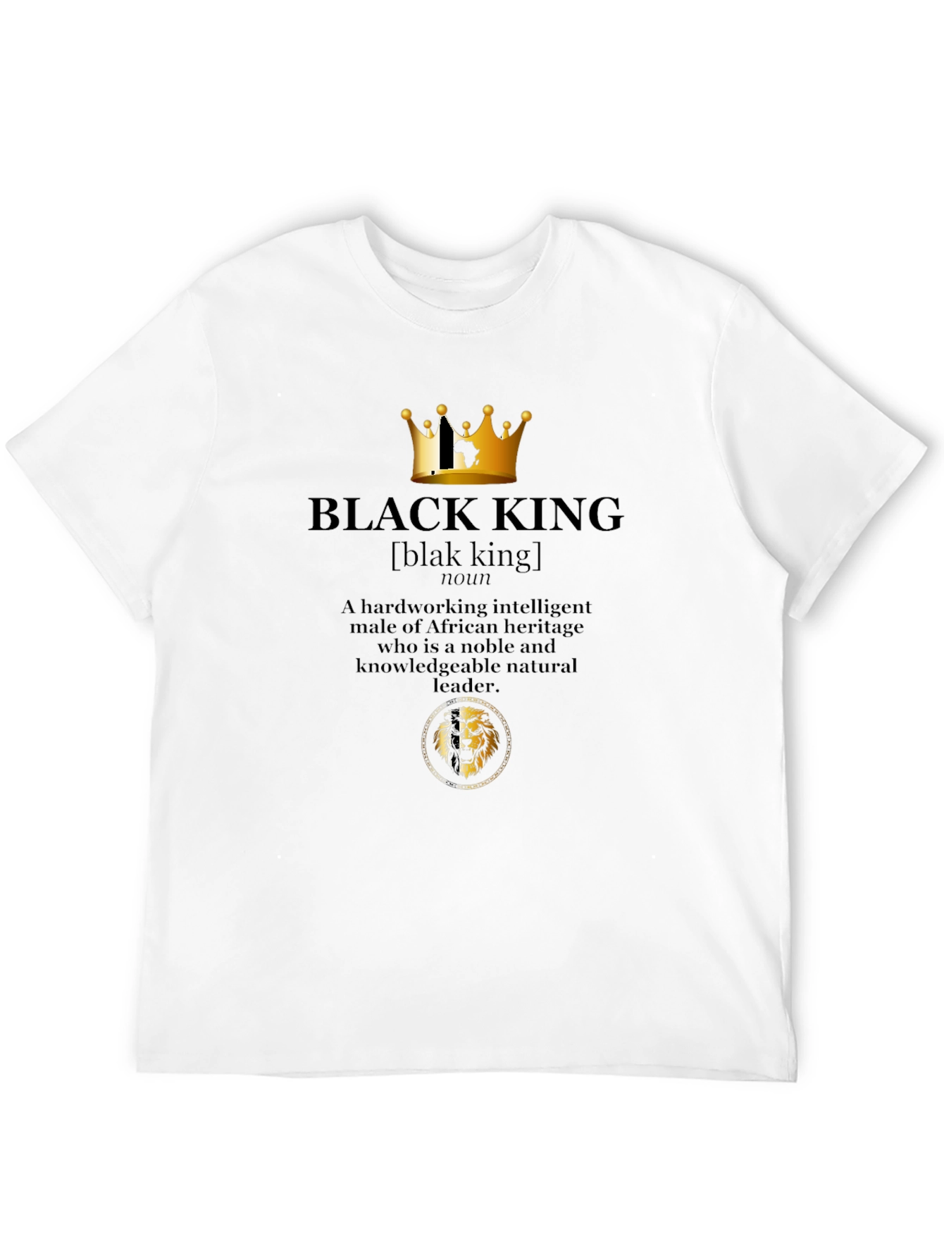 Black King Definition T-Shirt
