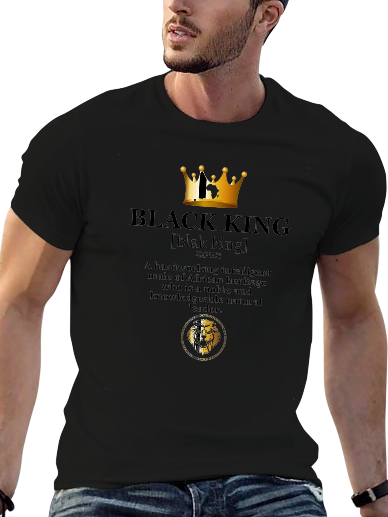 Black King Definition T-Shirt