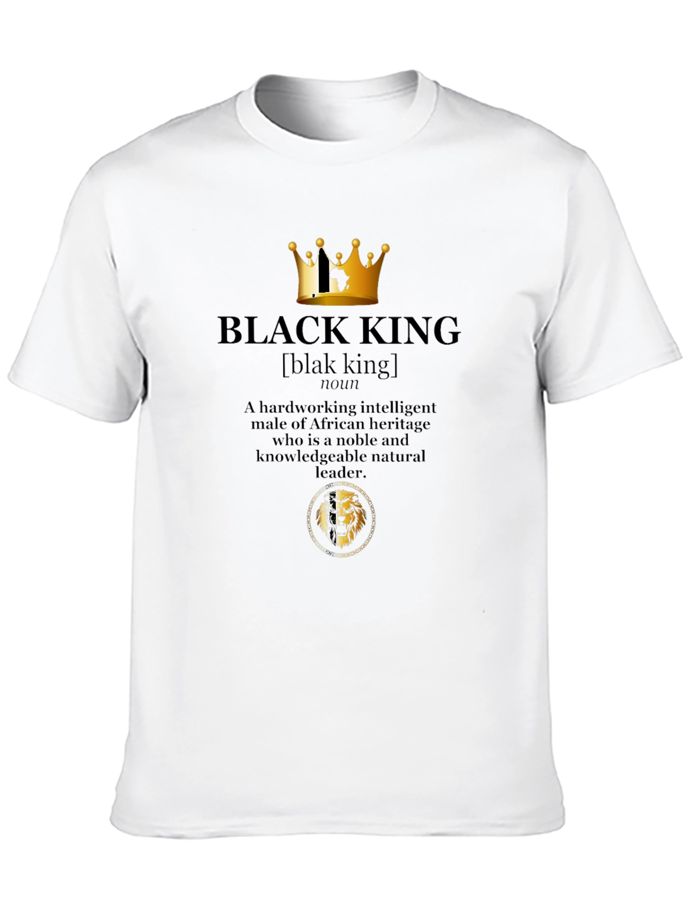 Black King Definition T-Shirt