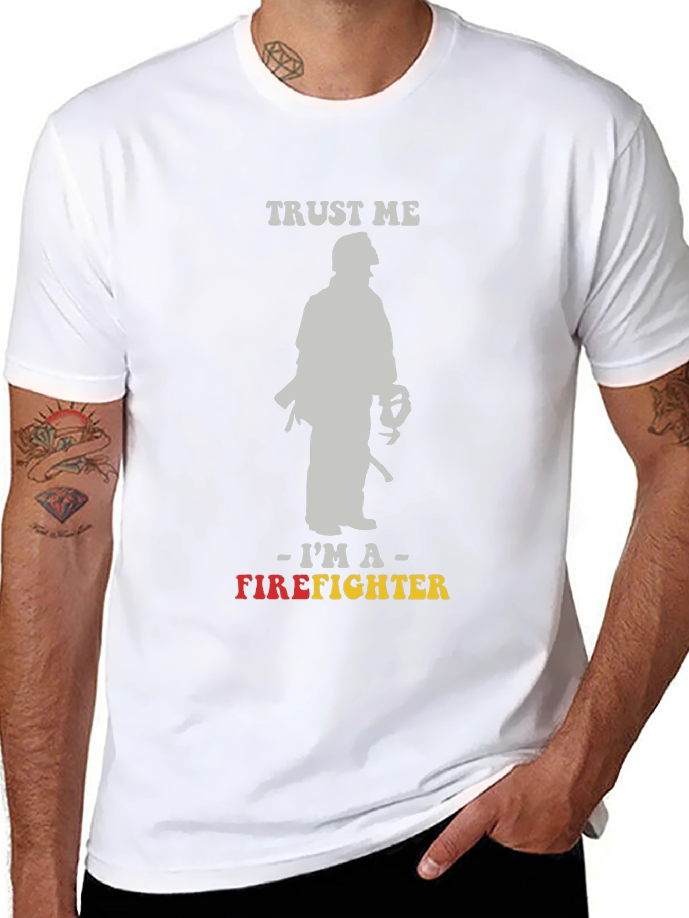 Trust Me Im A Firefighter Graphic Tee