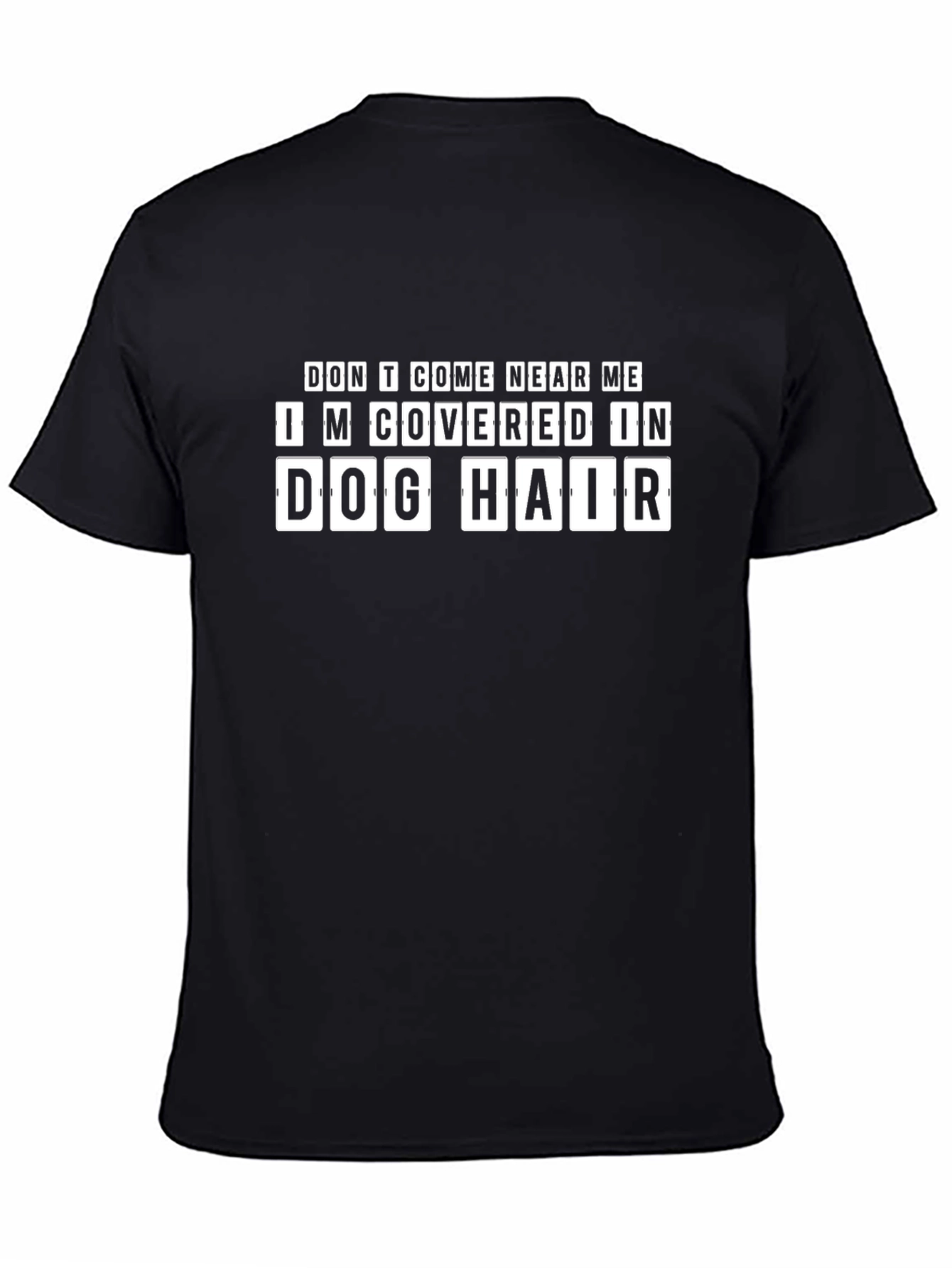 Dog Hair T-Shirt: Funny Novelty Graphic Tee