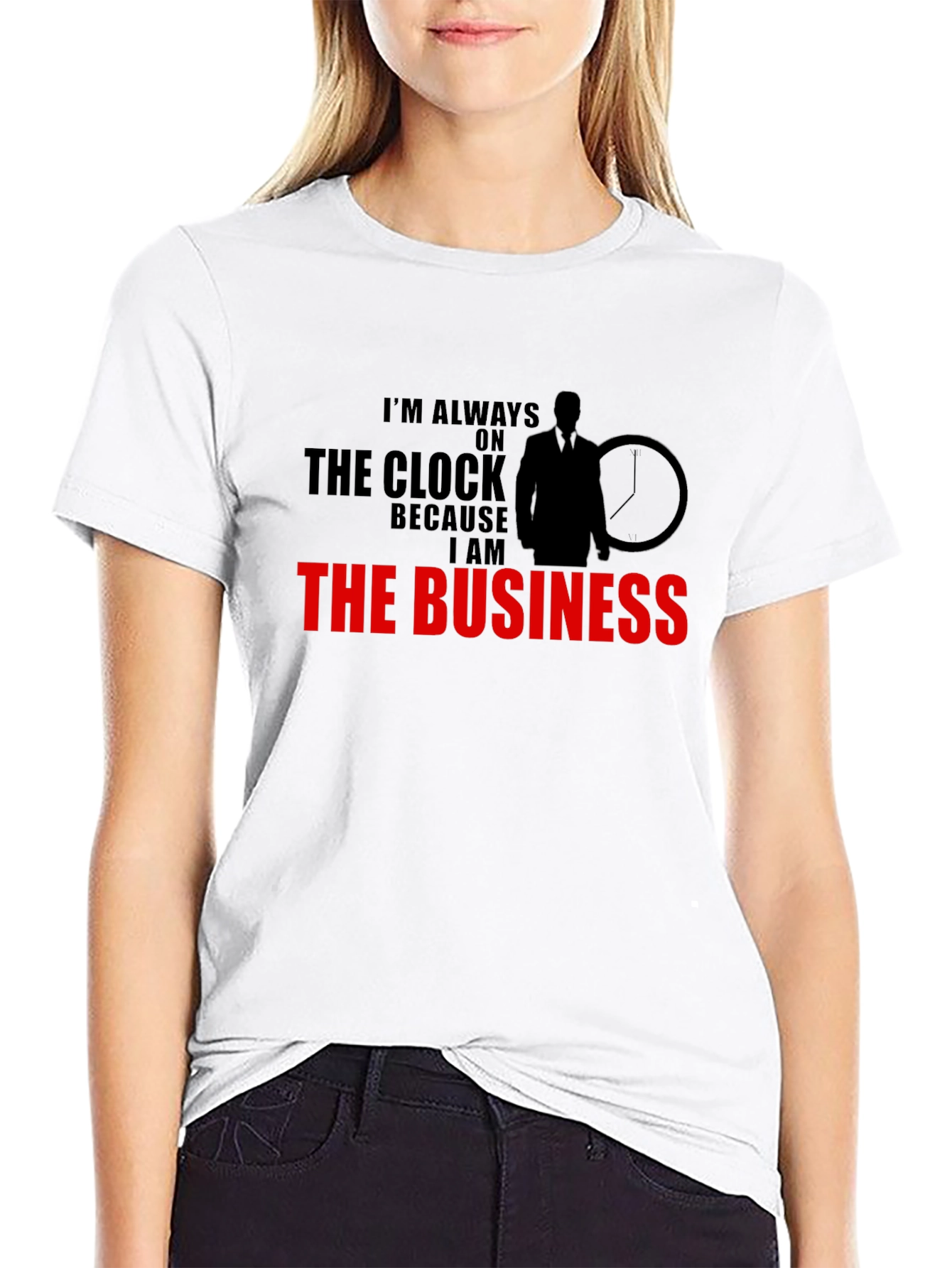 Always on the Clock Business Graphic T-Shirt