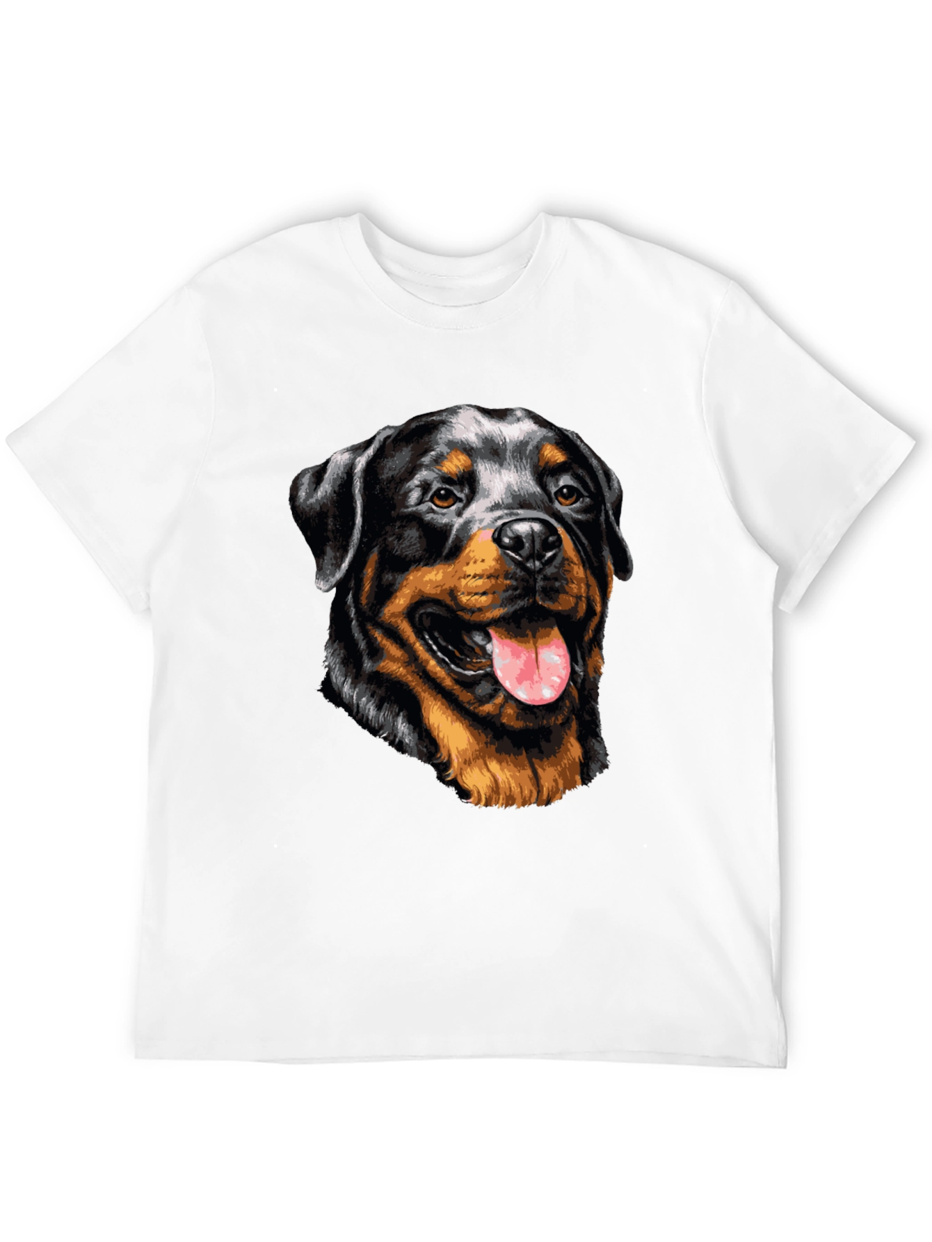 Rottweiler Graphic Tee - Dog Lover Black T-Shirt