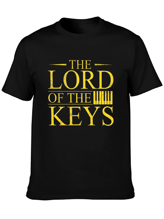 The Lord of the Keys Black Graphic T-Shirt