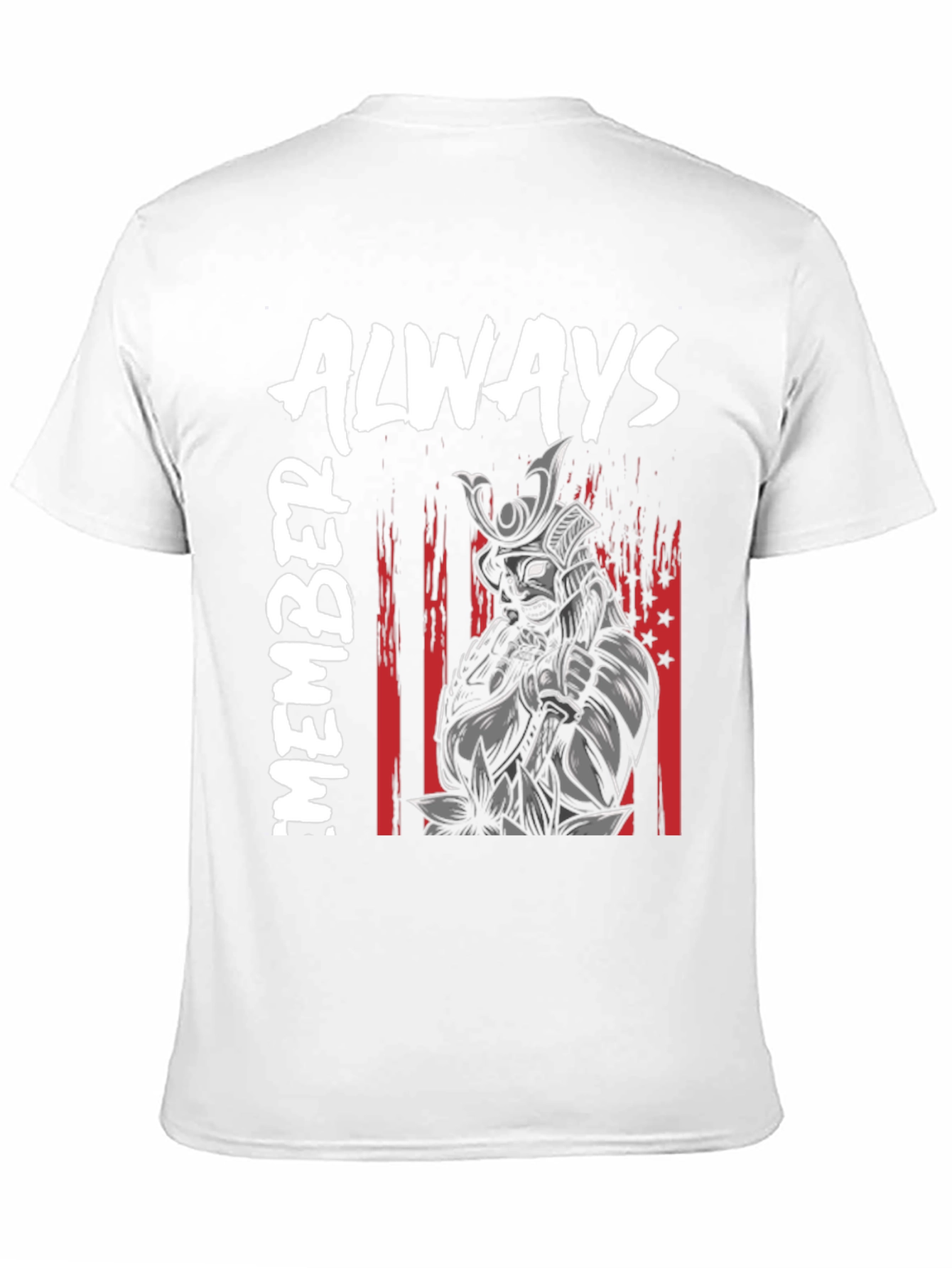Always Remember Samurai Graphic Tee - Black