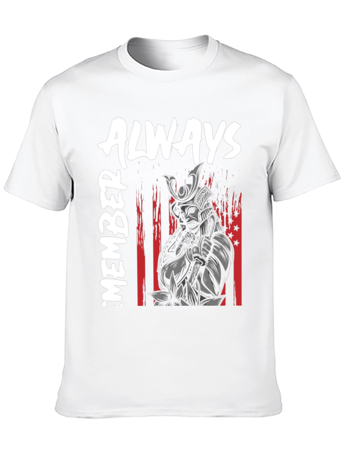 Always Remember Samurai Graphic Tee - Black