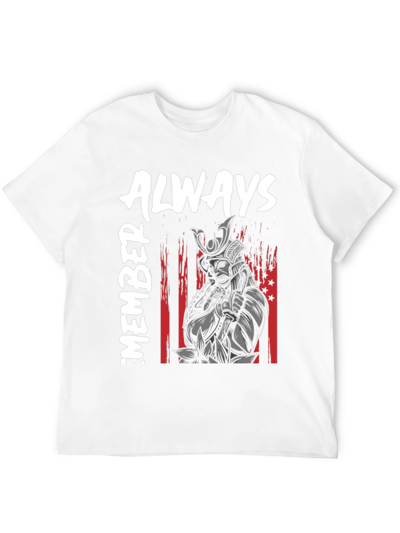 Always Remember Samurai Graphic Tee - Black