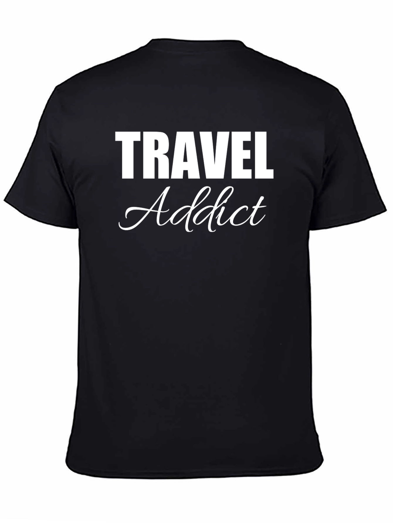 Travel Addict Graphic Tee - Stylish Adventure Shirt