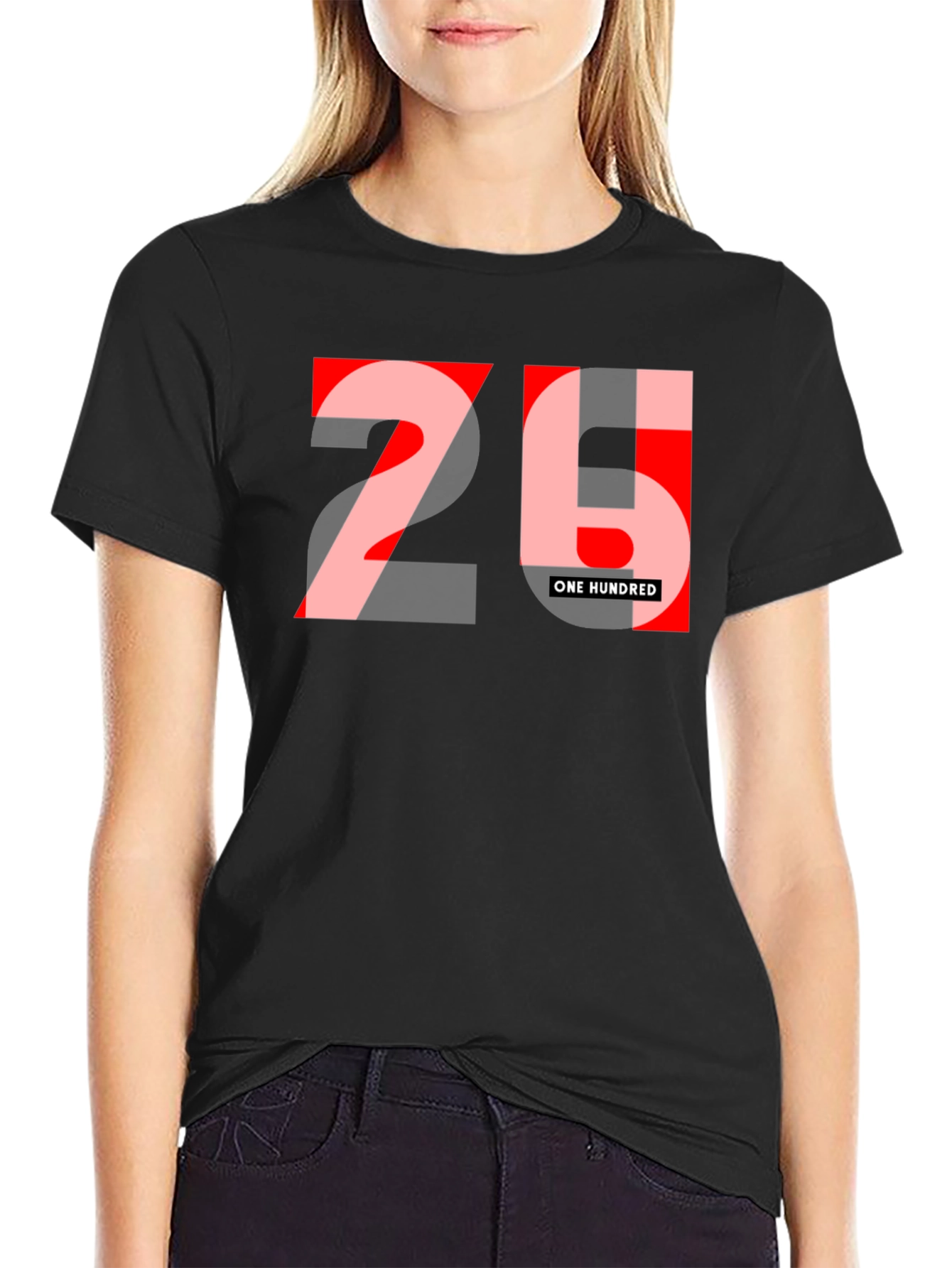 26 One Hundred Graphic Tee - Black