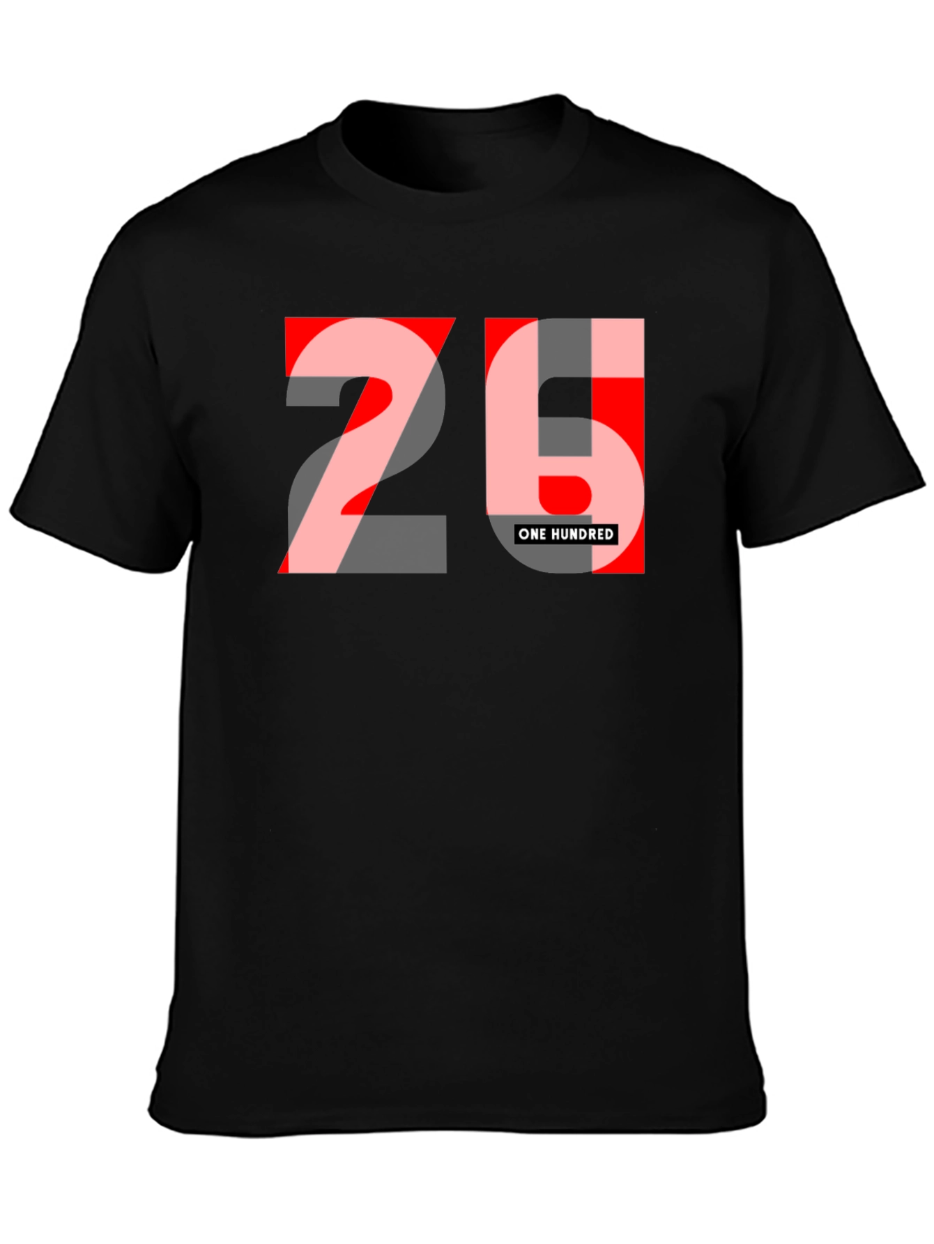 26 One Hundred Graphic Tee - Black