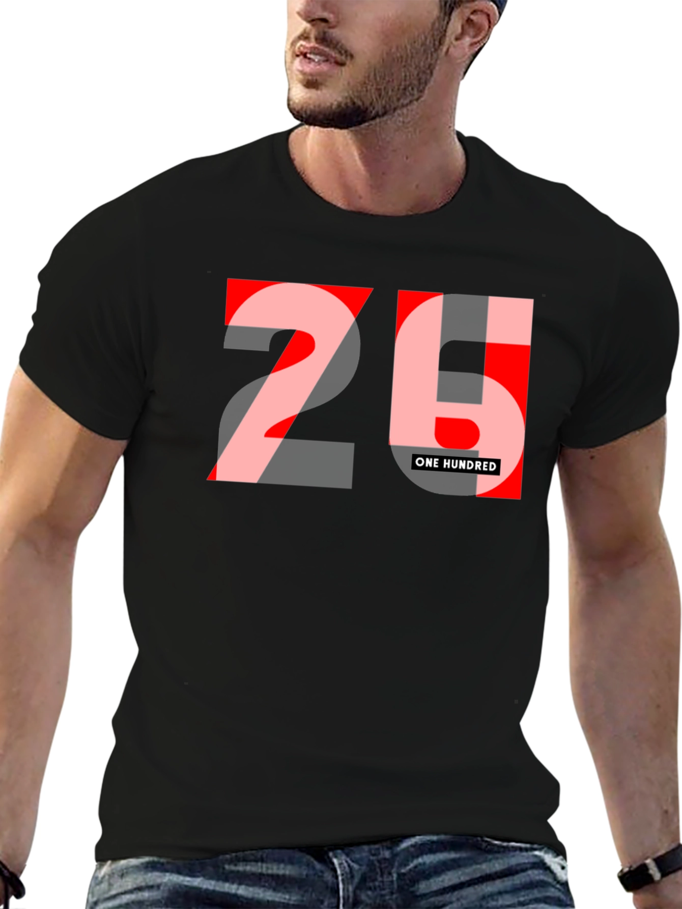 26 One Hundred Graphic Tee - Black