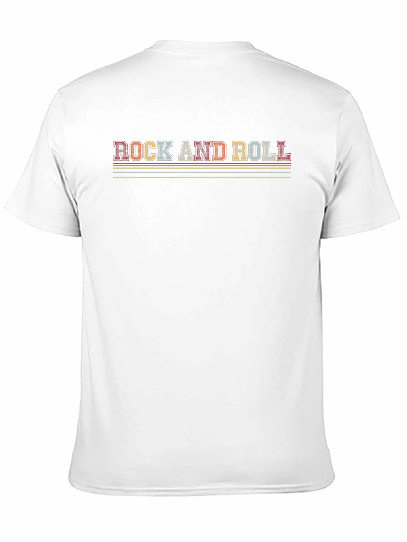 Retro Rock and Roll Graphic T-Shirt