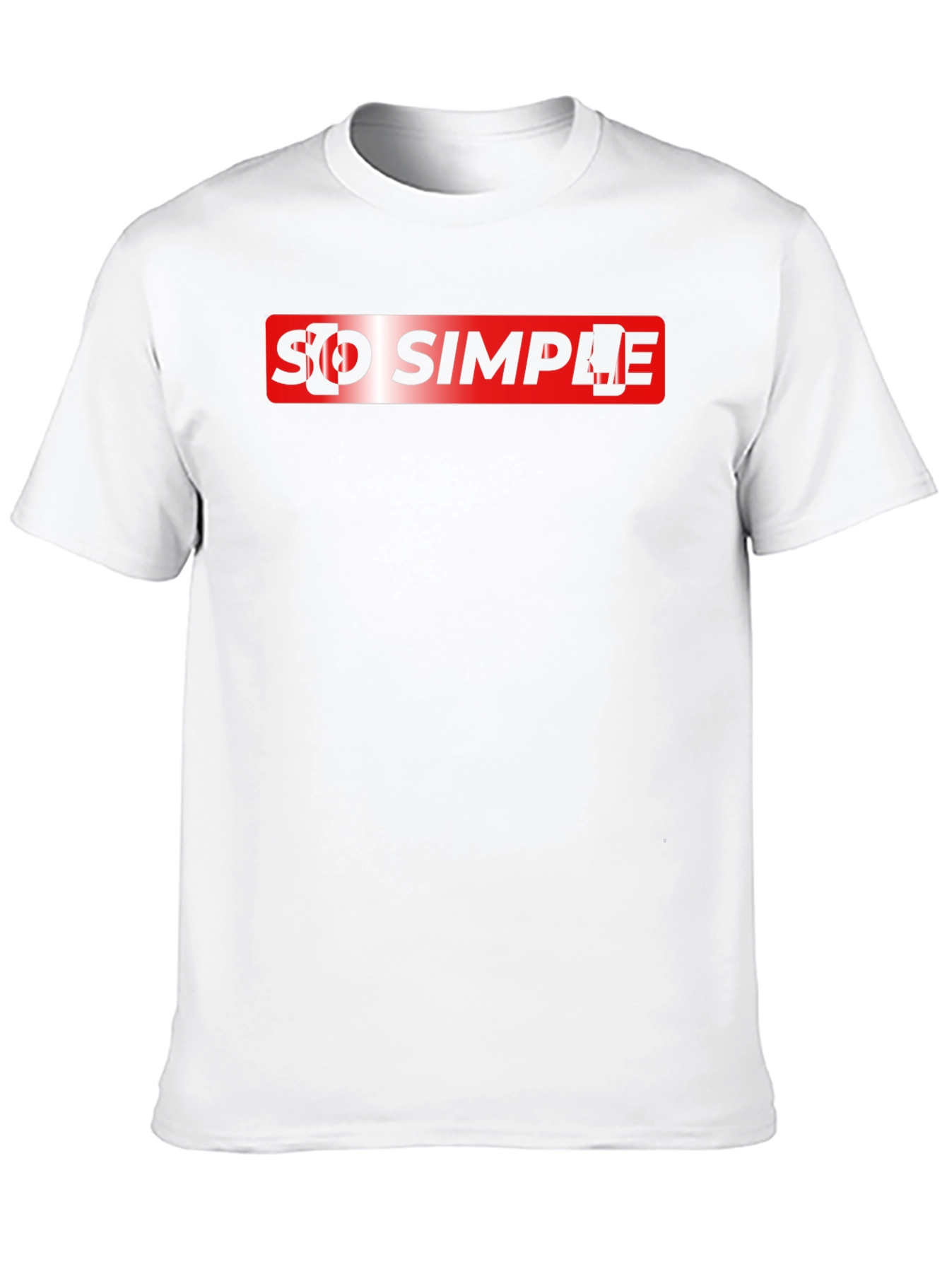 So Simple Graphic Tee - Cool Casual Style