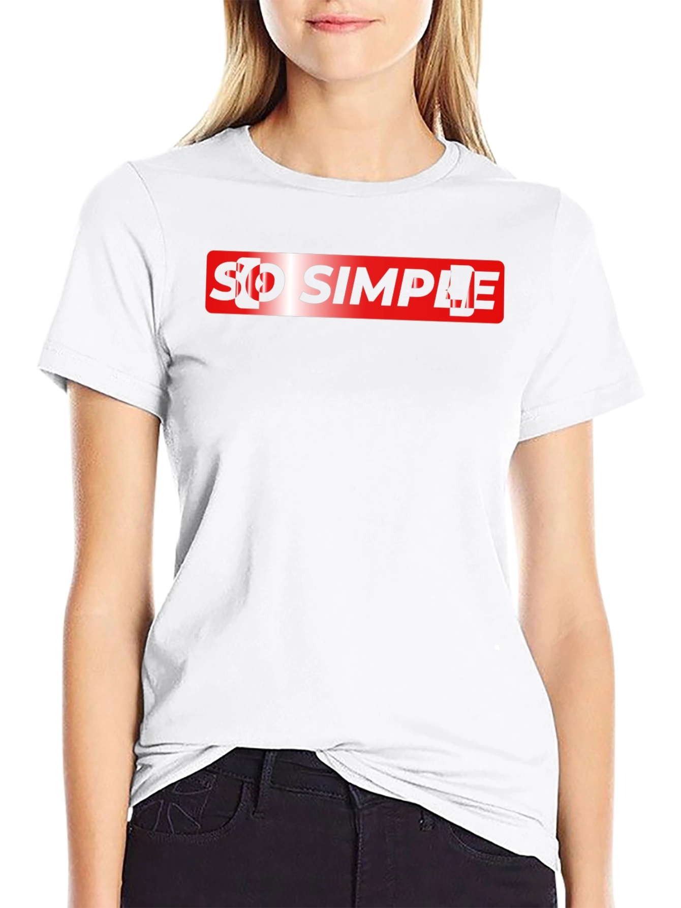So Simple Graphic Tee - Cool Casual Style