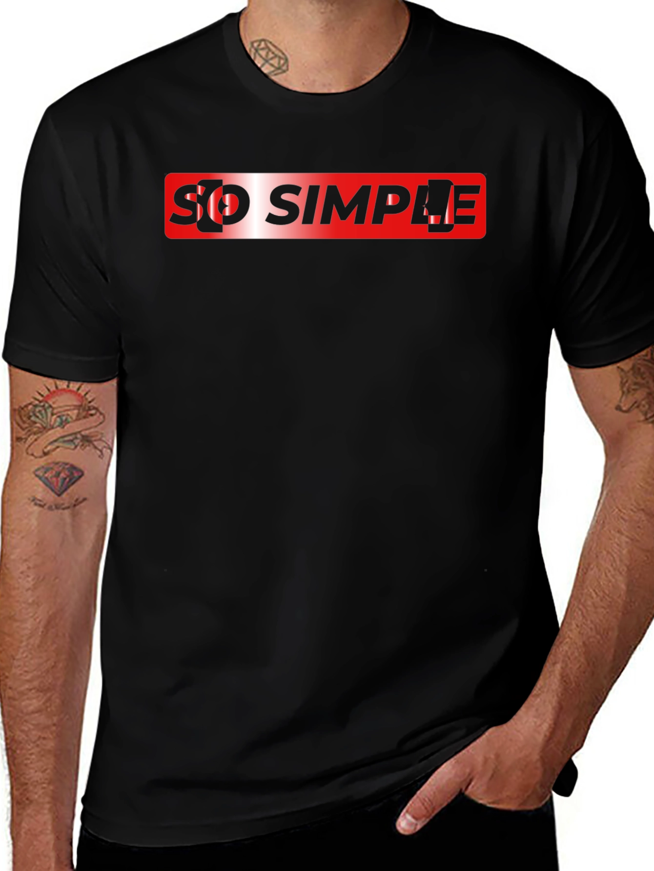 So Simple Graphic Tee - Cool Casual Style
