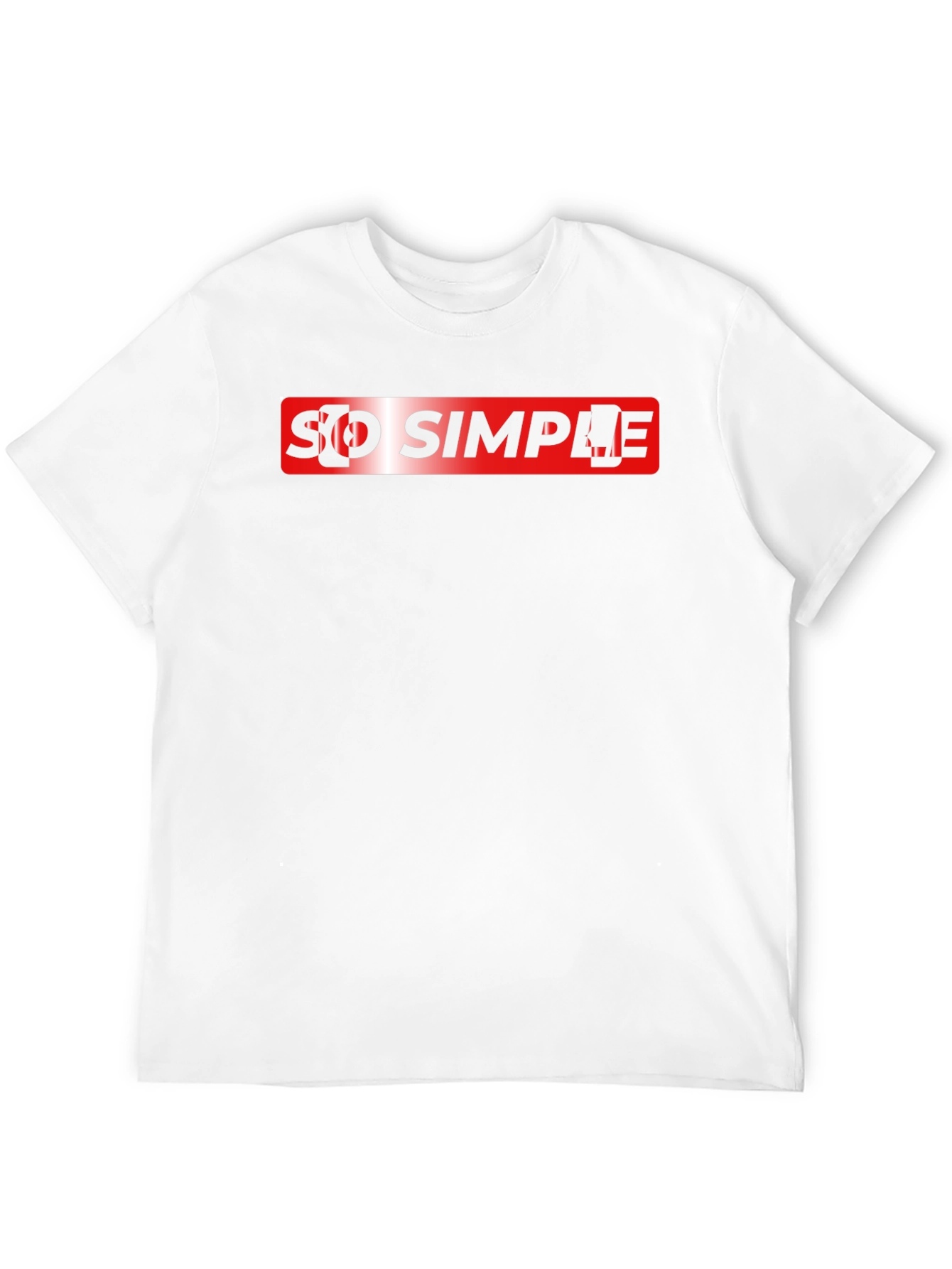 So Simple Graphic Tee - Cool Casual Style