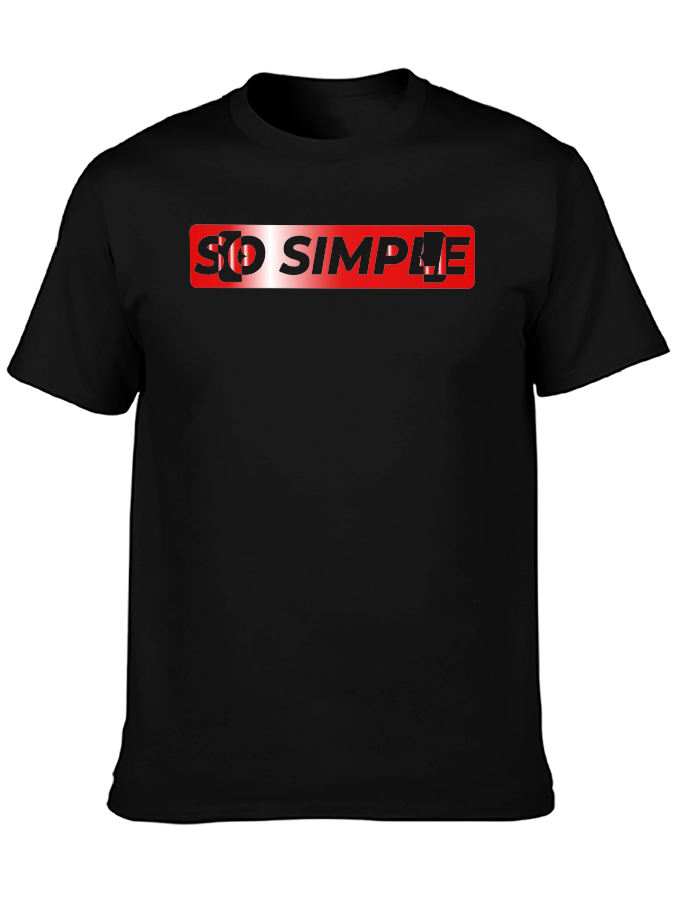 So Simple Graphic Tee - Cool Casual Style