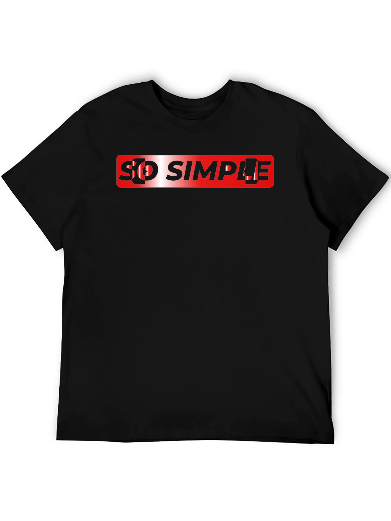 So Simple Graphic Tee - Cool Casual Style
