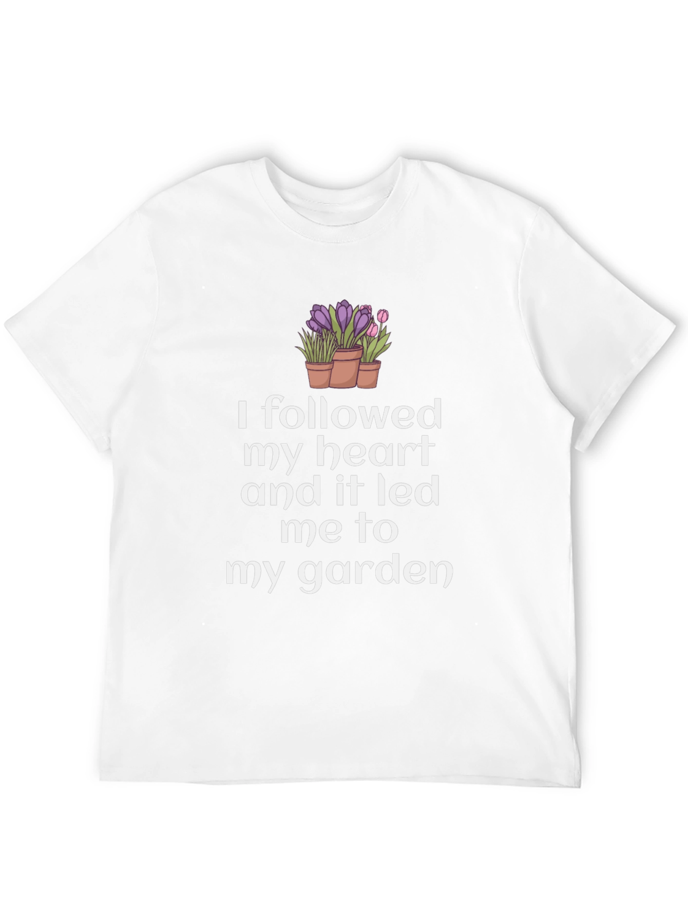 Follow Your Heart Garden T-Shirt - Black