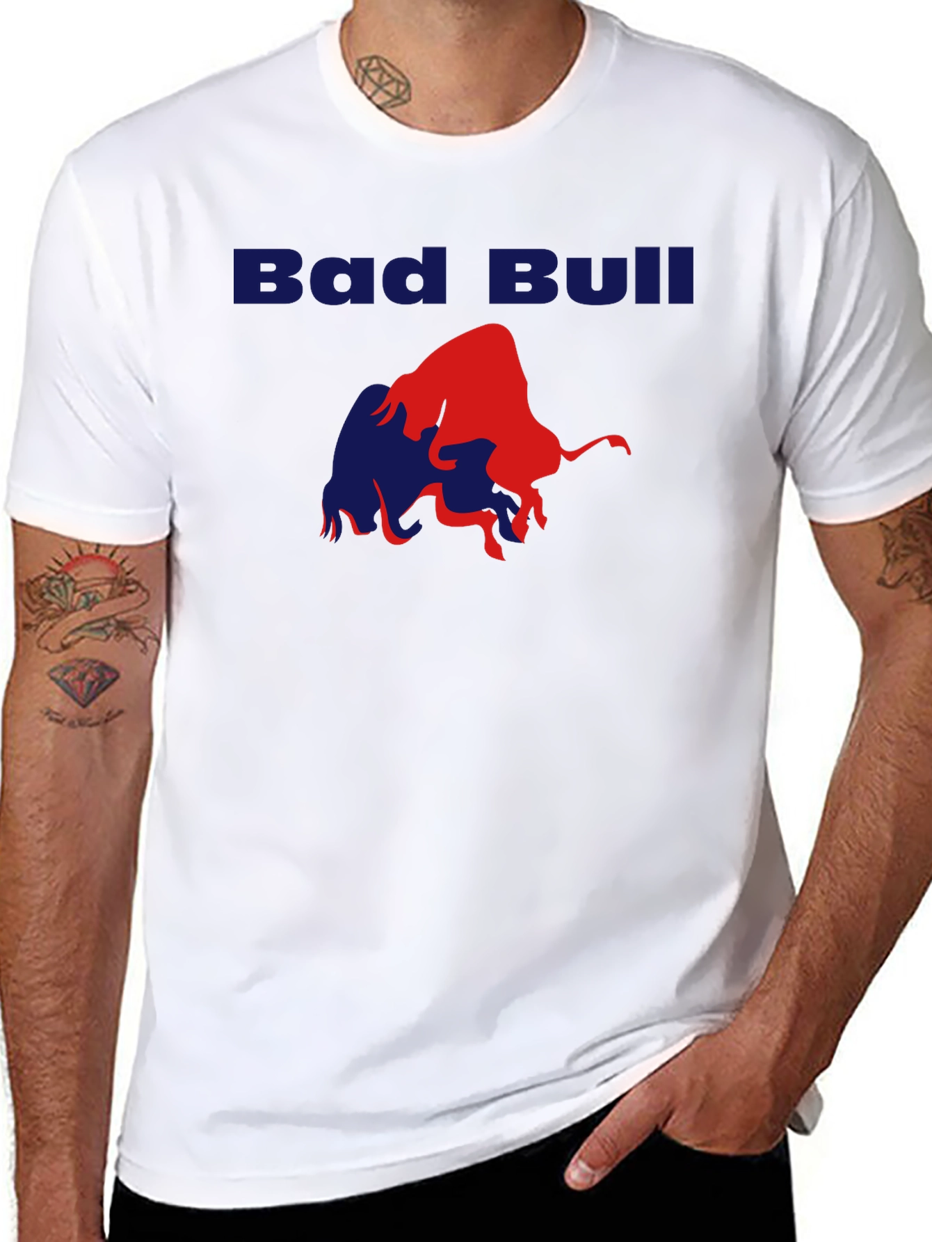 Bad Bull Graphic T-Shirt - Mens Black Tee