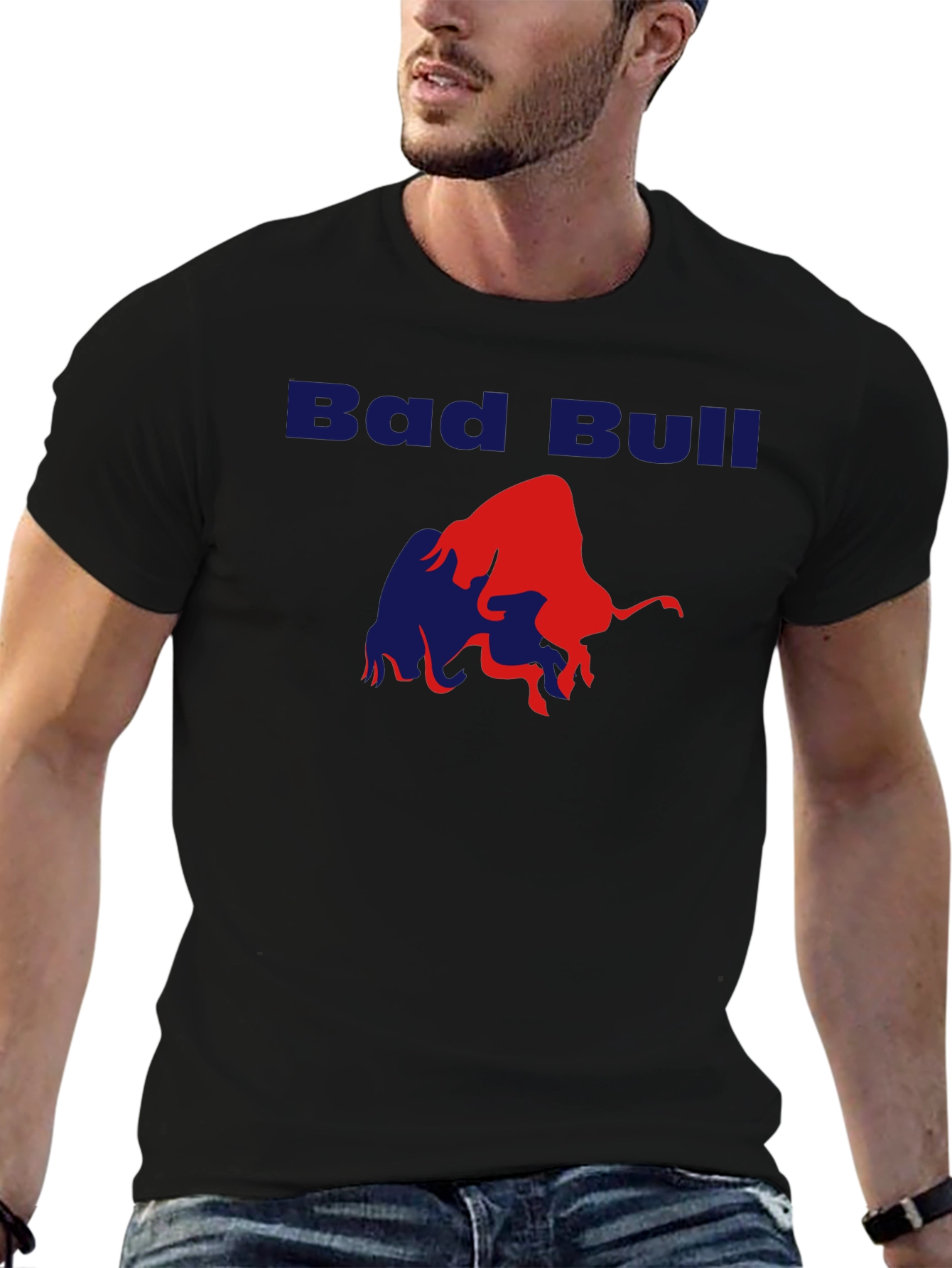 Bad Bull Graphic T-Shirt - Mens Black Tee