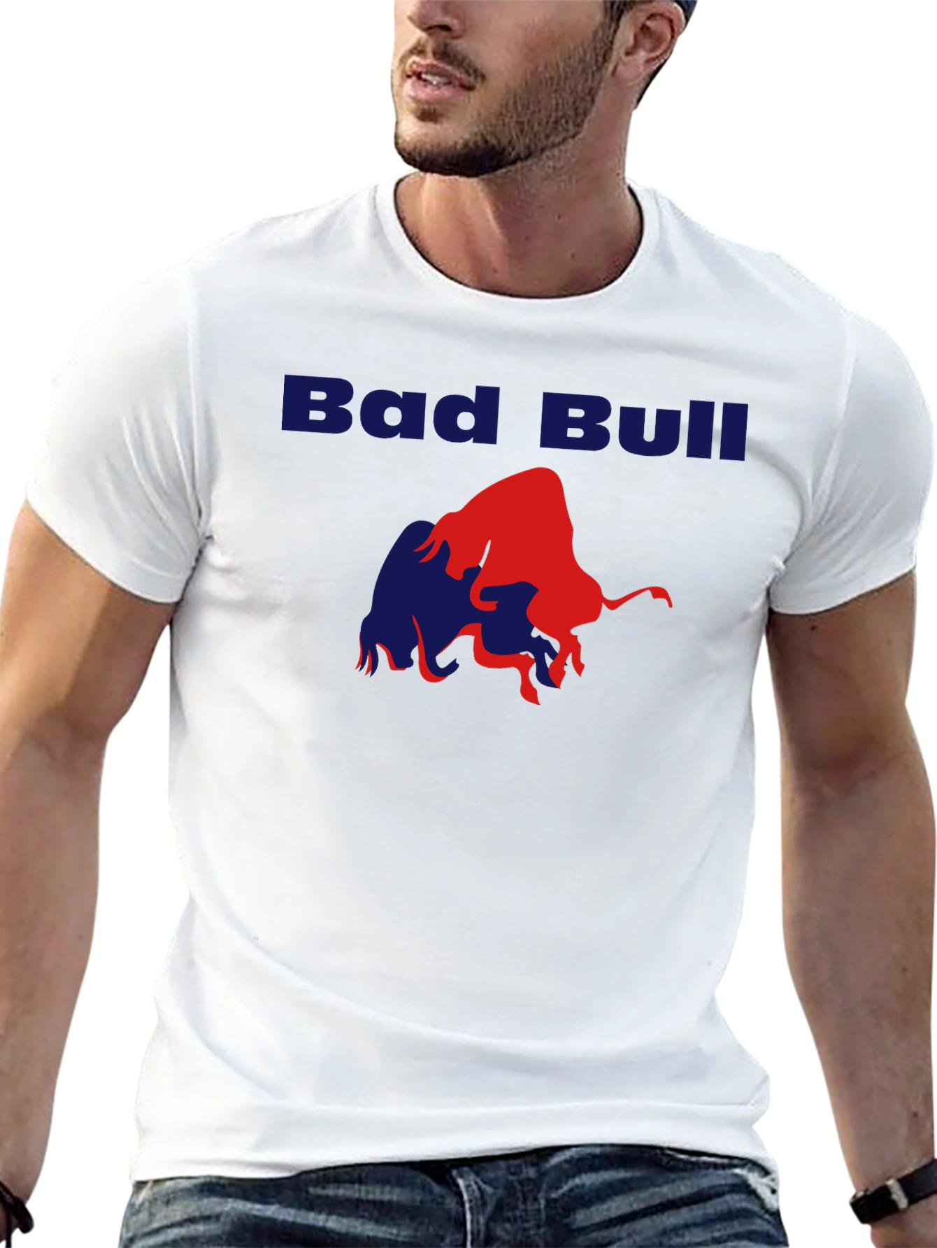 Bad Bull Graphic T-Shirt - Mens Black Tee