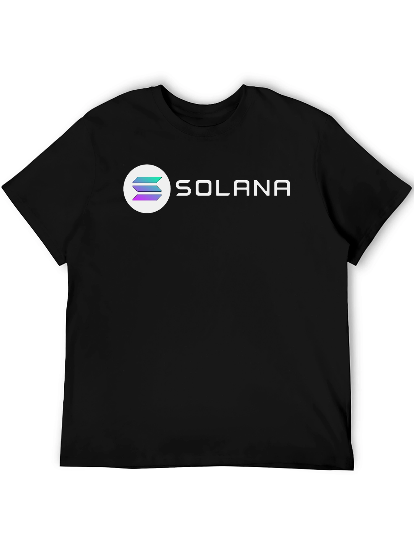 Solana Crypto Black T-Shirt