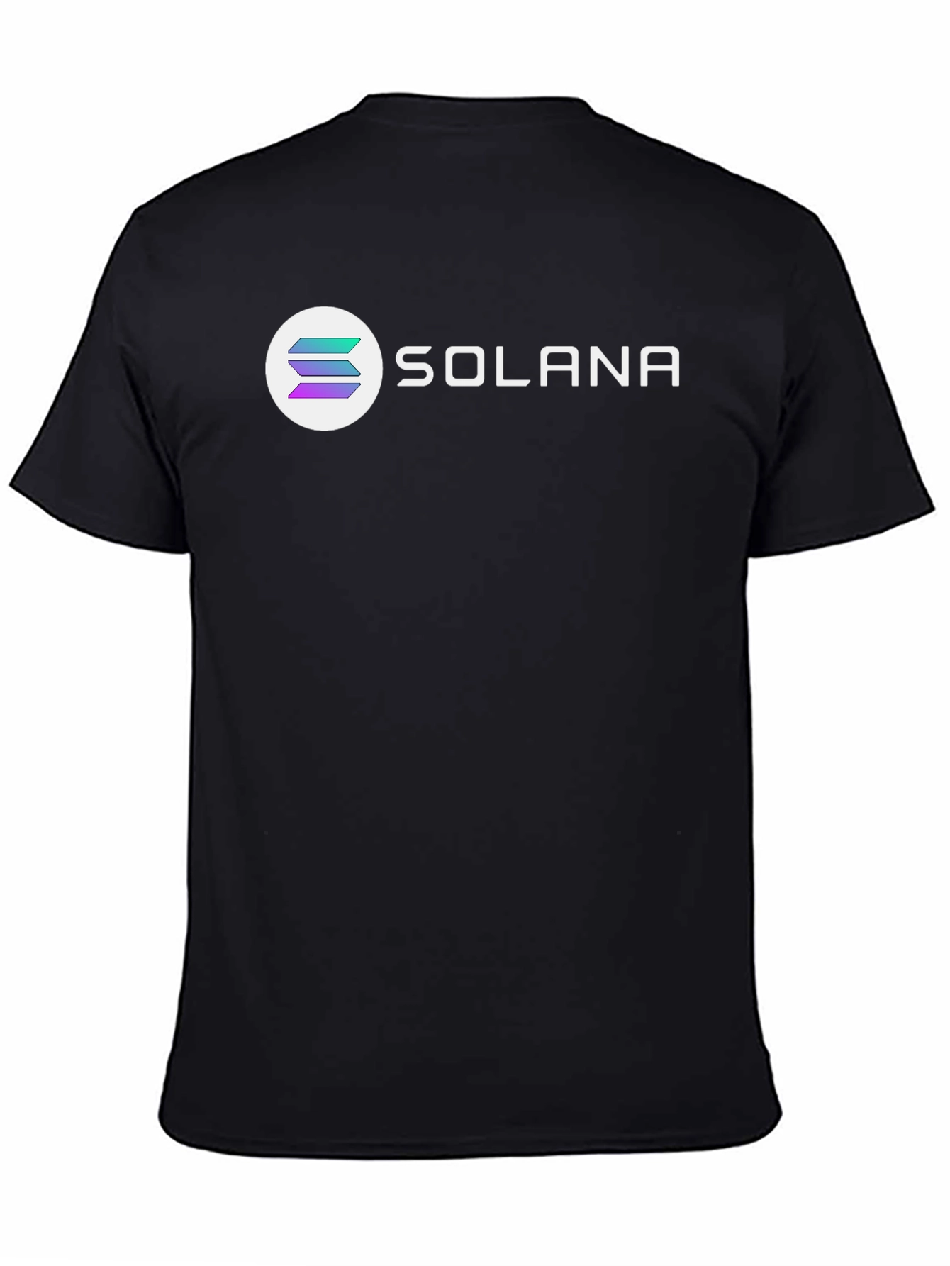 Solana Crypto Black T-Shirt